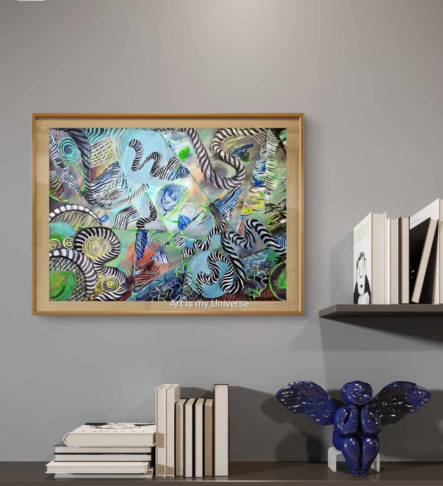 The Spiral Abstract Expressionist - 6