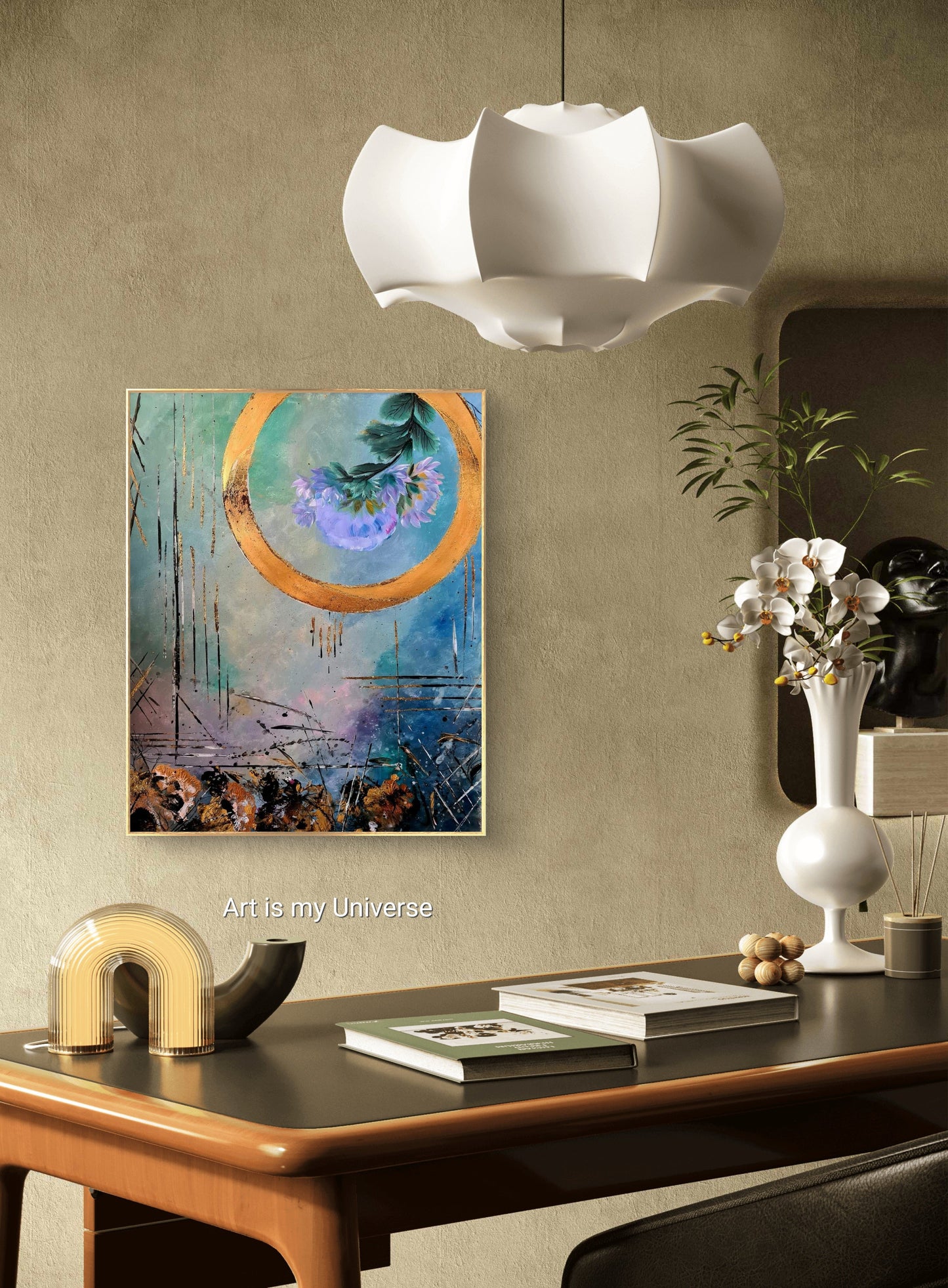 Divine Circle Original Painting - 9