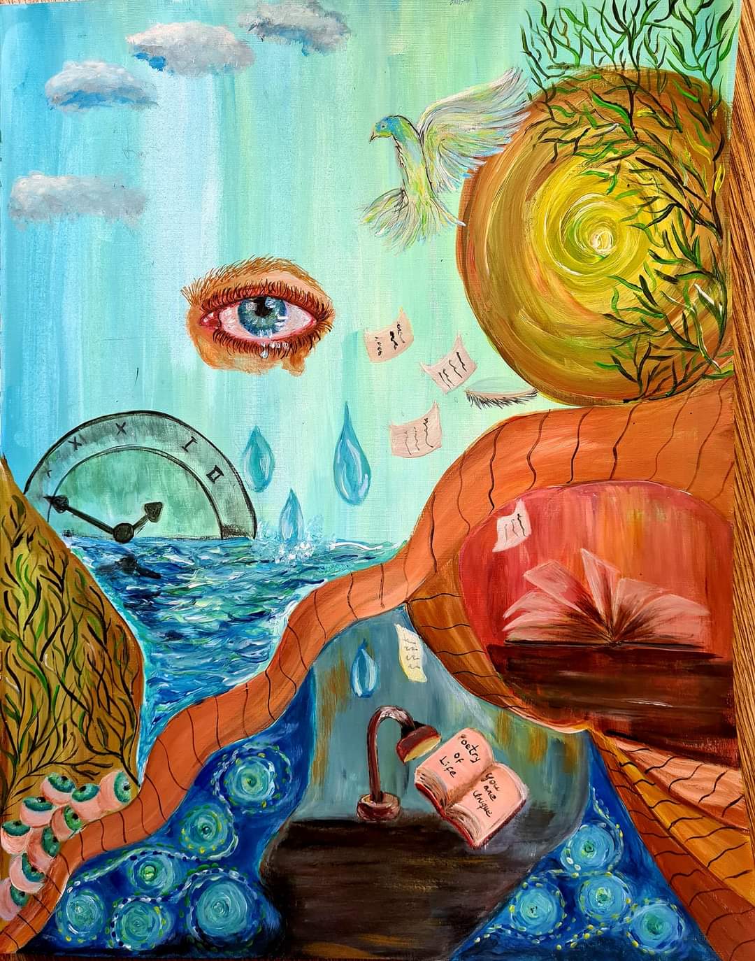 Poets don't cry, They write with tears on paper - 7