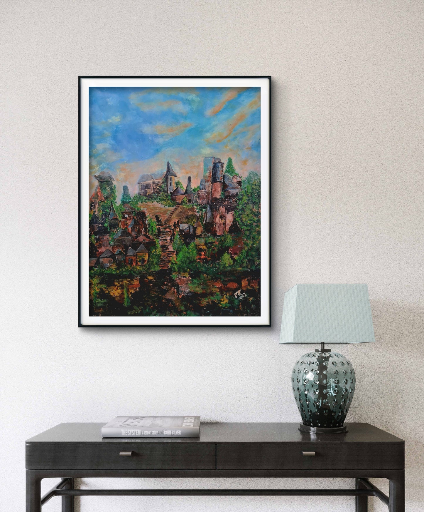 Greenwick Original Acrylic Painting by Jasmina Mendoza - 4