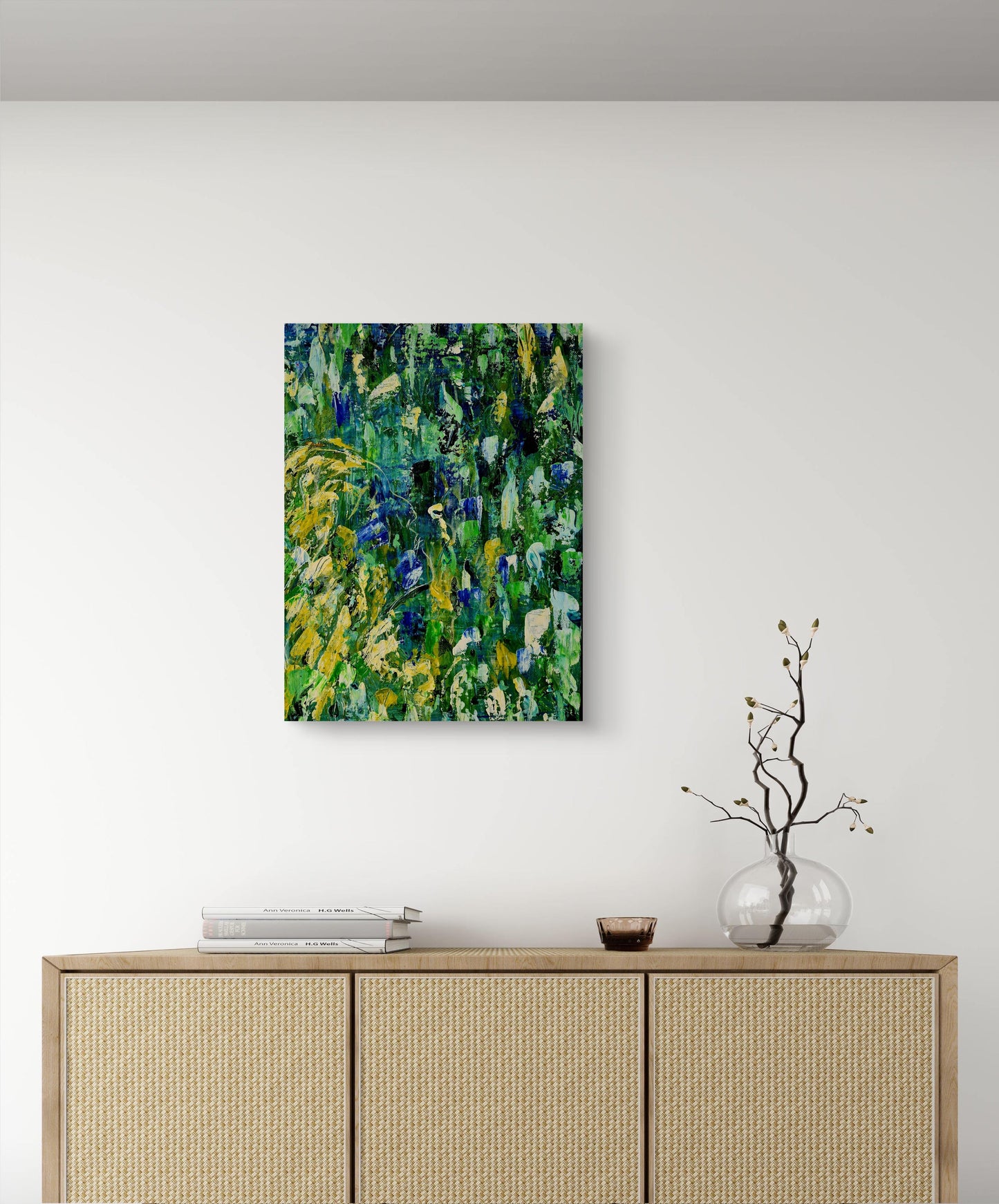 Hidden Spirit – Abstract Acrylic Painting by Jasmina | Art is my Universe