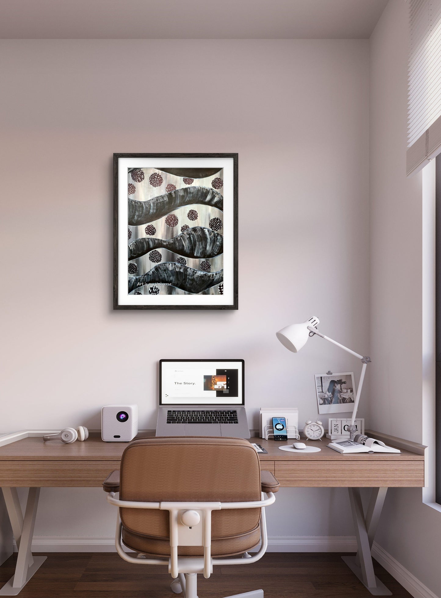 Echoes of illusion Original Abstract Painting - 8