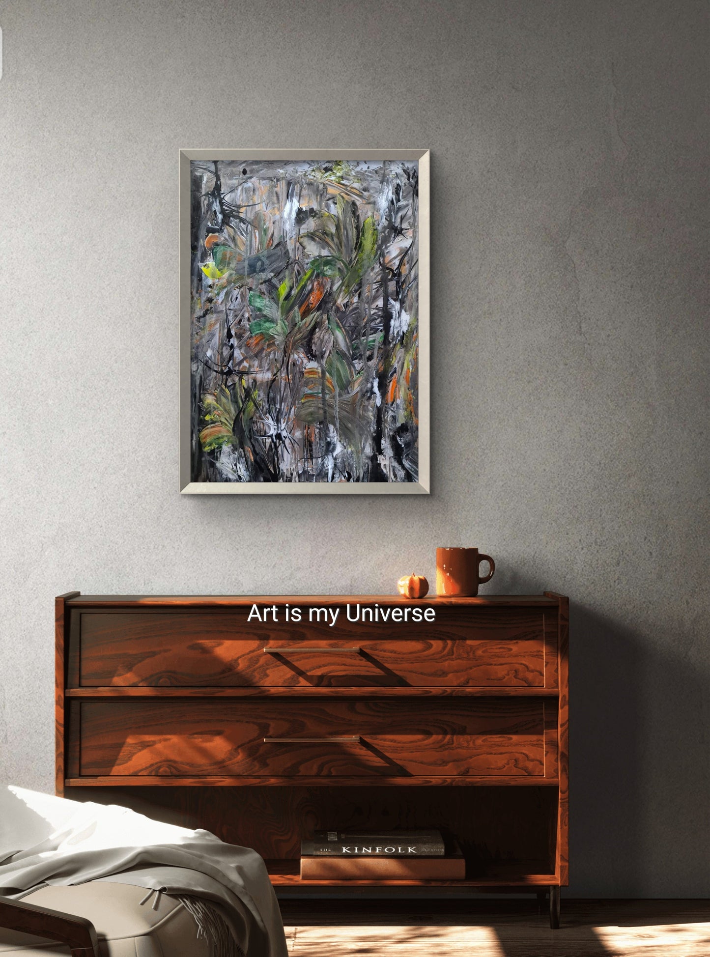 Echoes of Grey Original Abstract Painting - 10