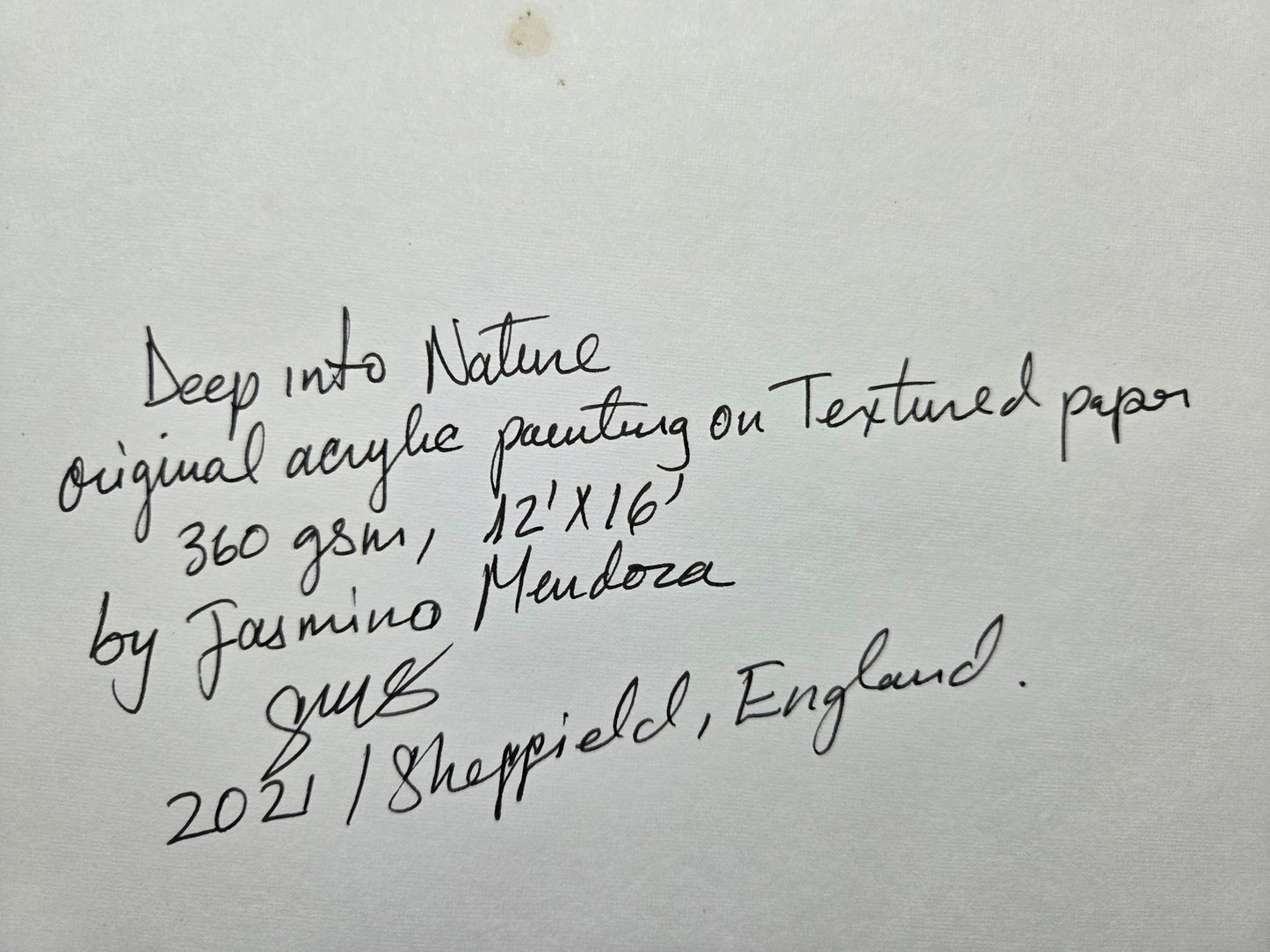 Deep Into Nature – Original Acrylic Painting by Jasmina Mendoza - 10