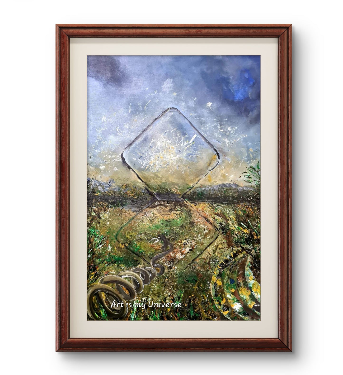 Last Day of Summer Original Abstract Expressionist/Surrealist Painting - 8