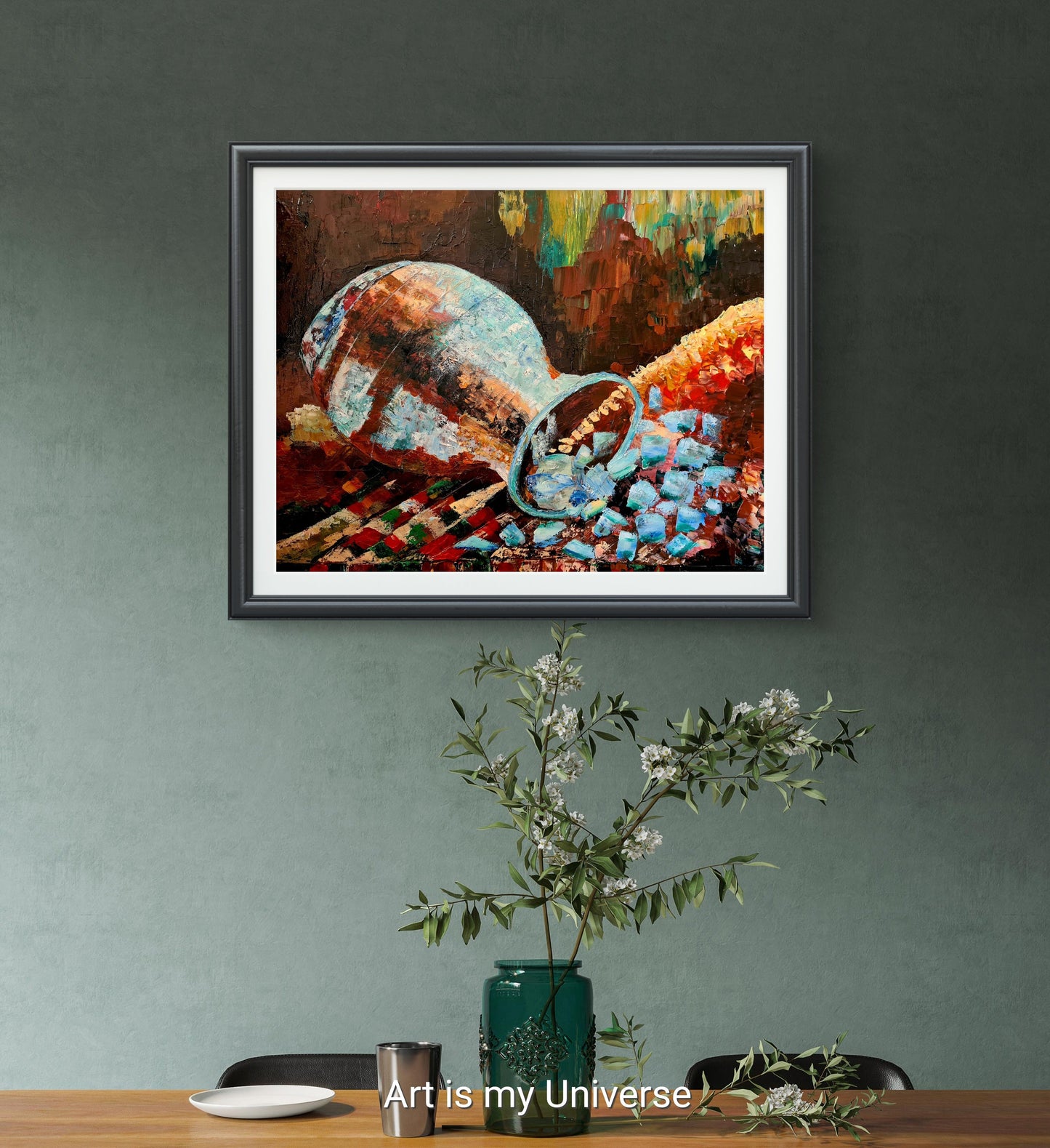 Icefall Original Abstract Expressionist - 9