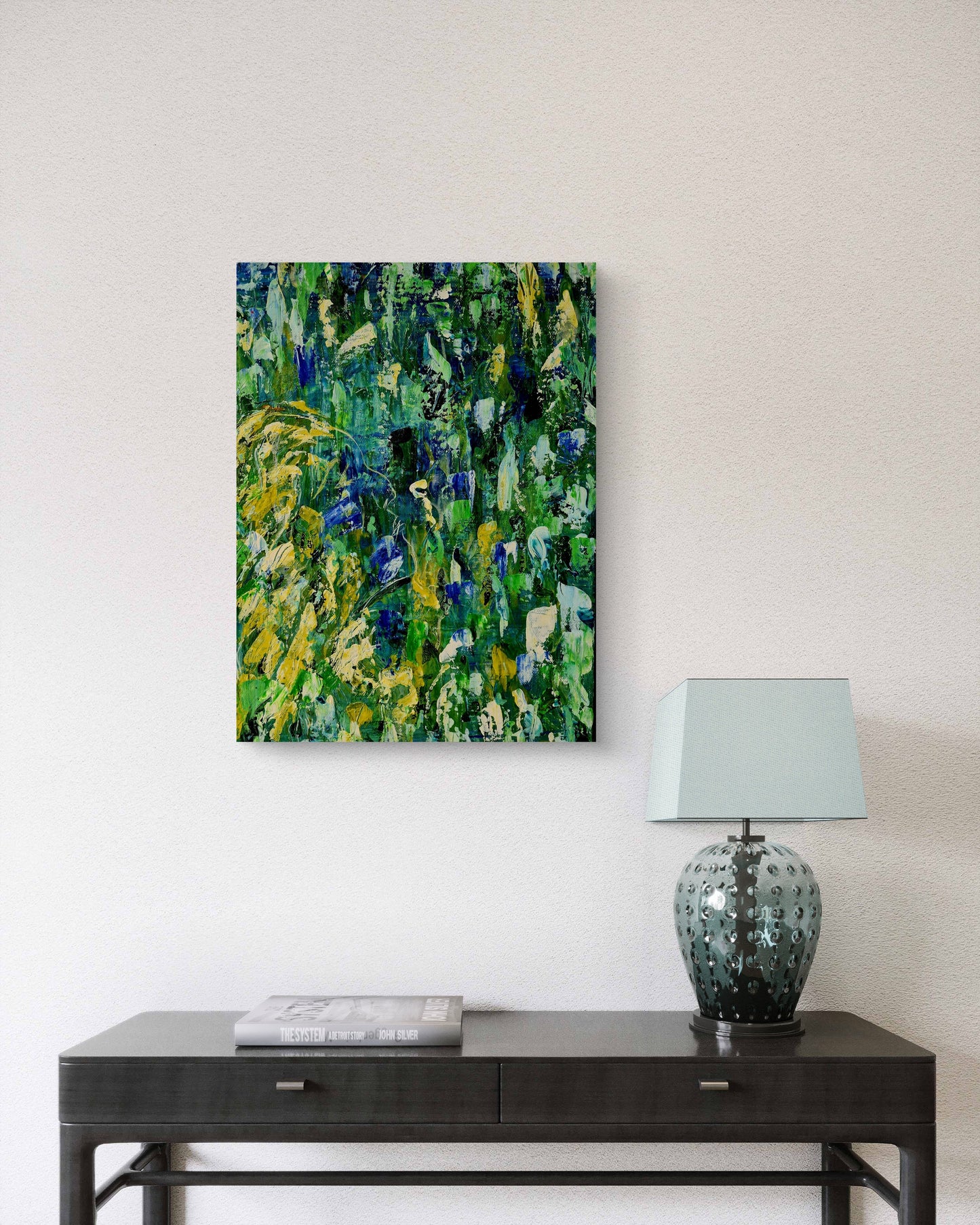 Hidden Spirit – Abstract Acrylic Painting by Jasmina | Art is my Universe