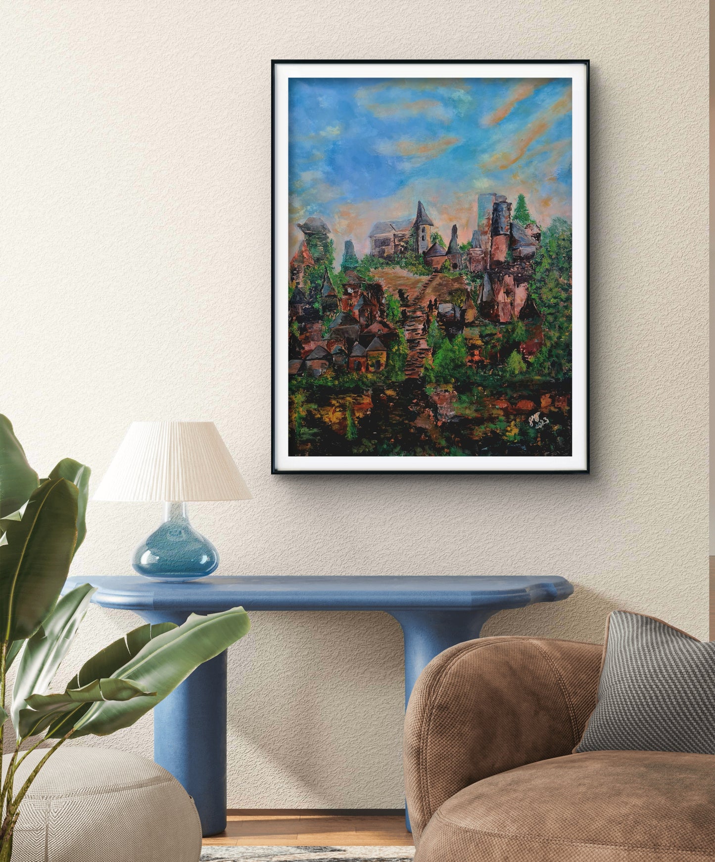 Greenwick Original Acrylic Painting by Jasmina Mendoza - 3