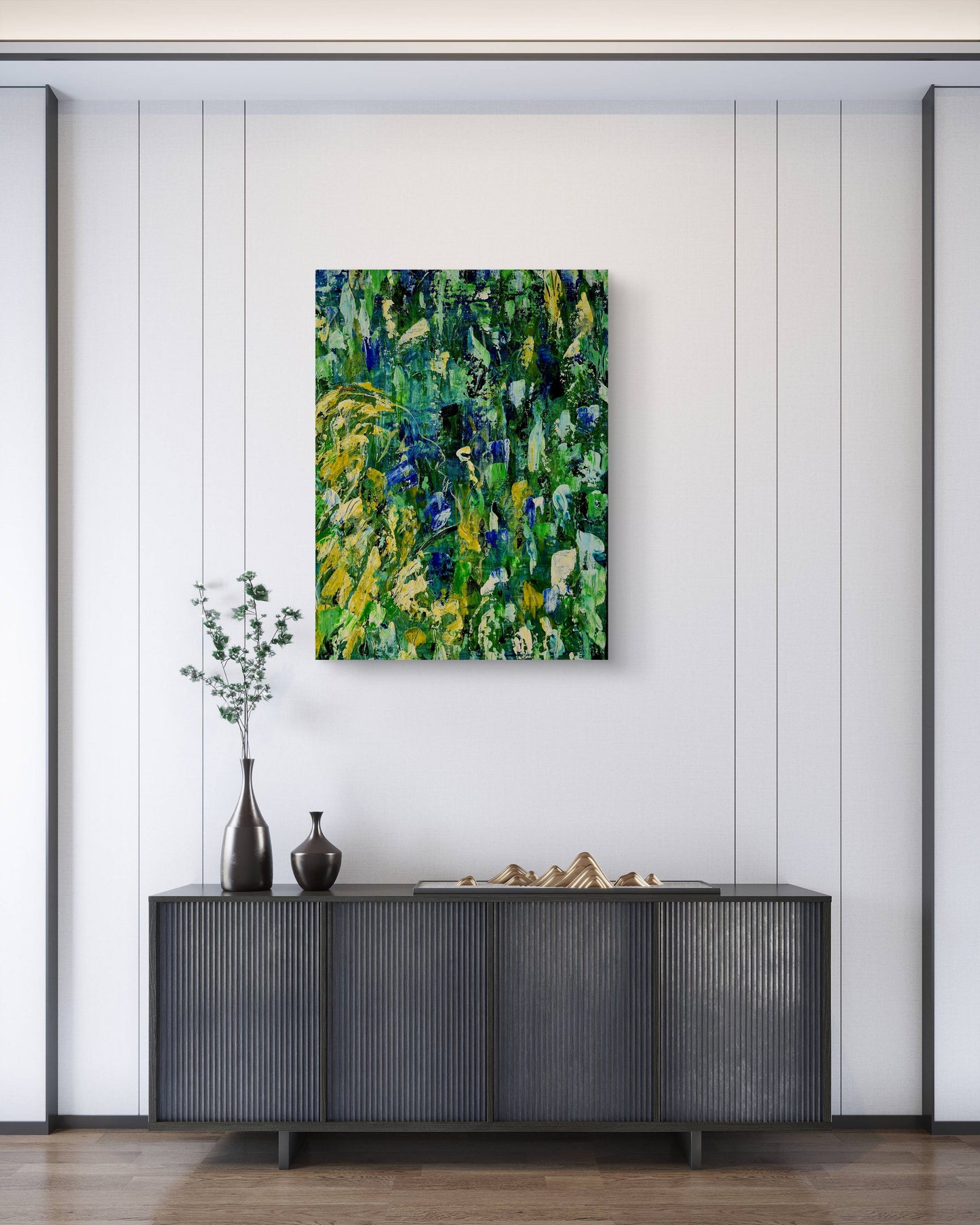 Hidden Spirit – Abstract Acrylic Painting by Jasmina | Art is my Universe