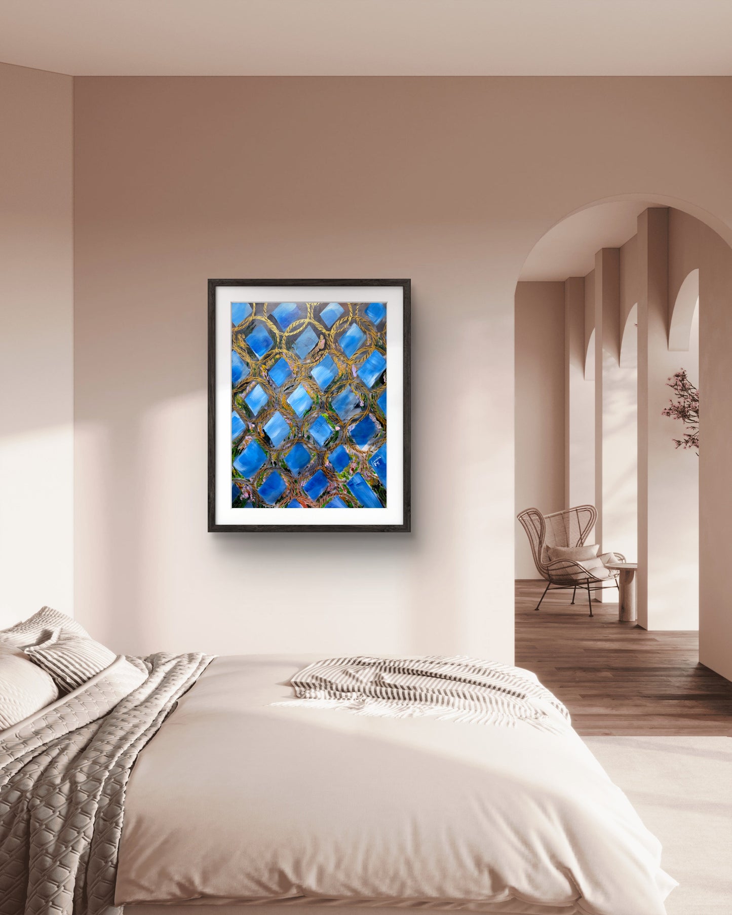 Behind the Fence – Original Painting by Jasmina Mendoza - 8