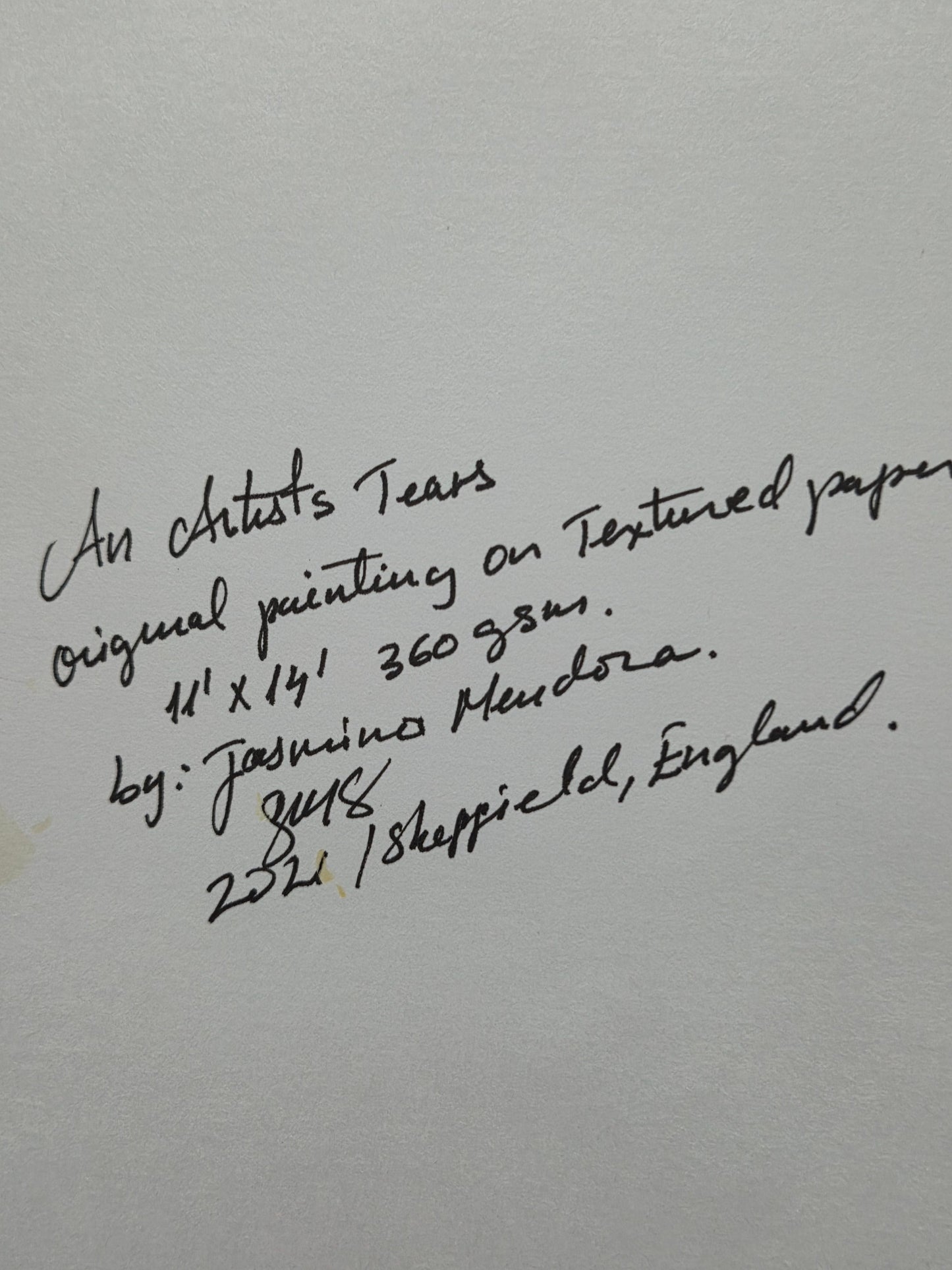 An Artists Tears surreal expressionist painting | Art is my Universe