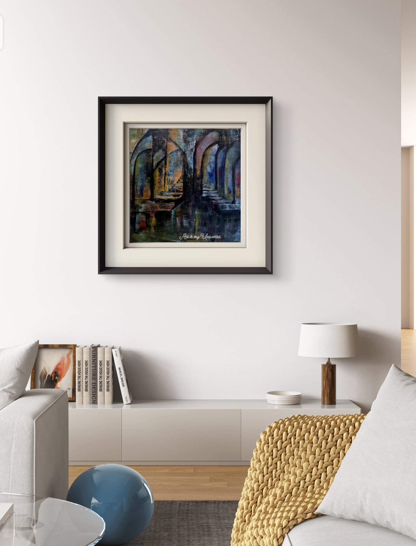 Cathedral Reflections Original Painting - 10