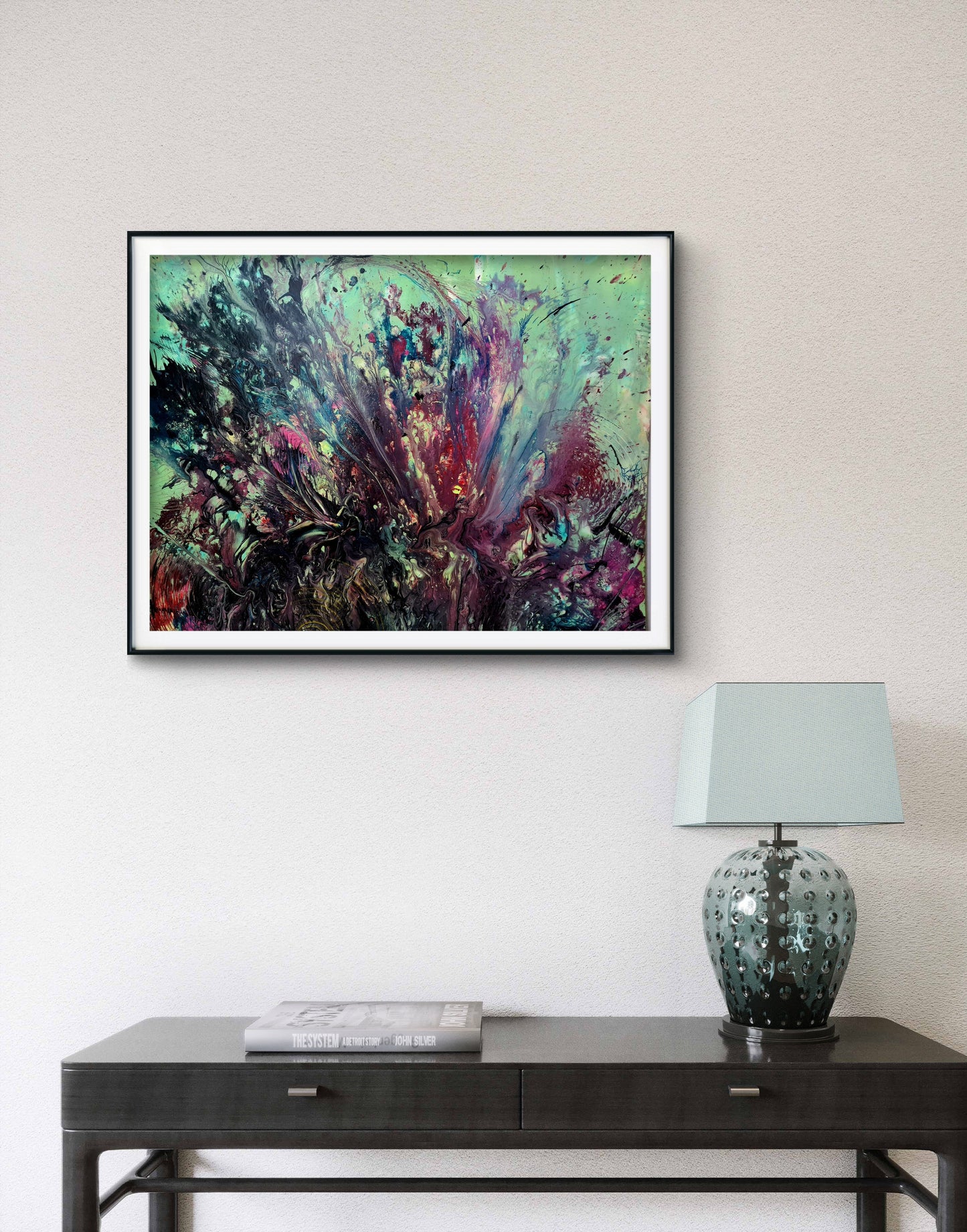 Floral Nebula – Original Painting by Jasmina Mendoza - 3