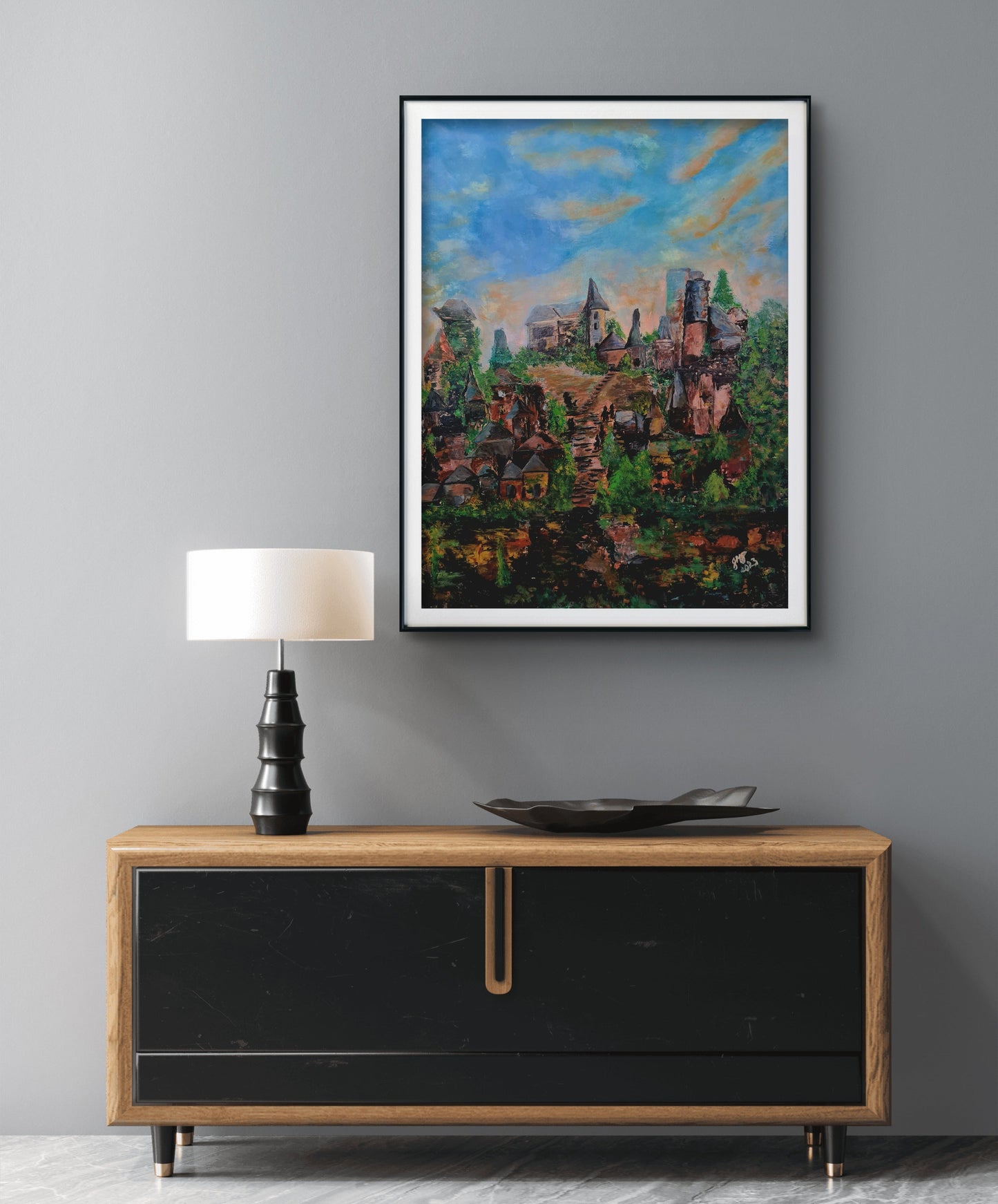 Greenwick Original Acrylic Painting by Jasmina Mendoza - 1