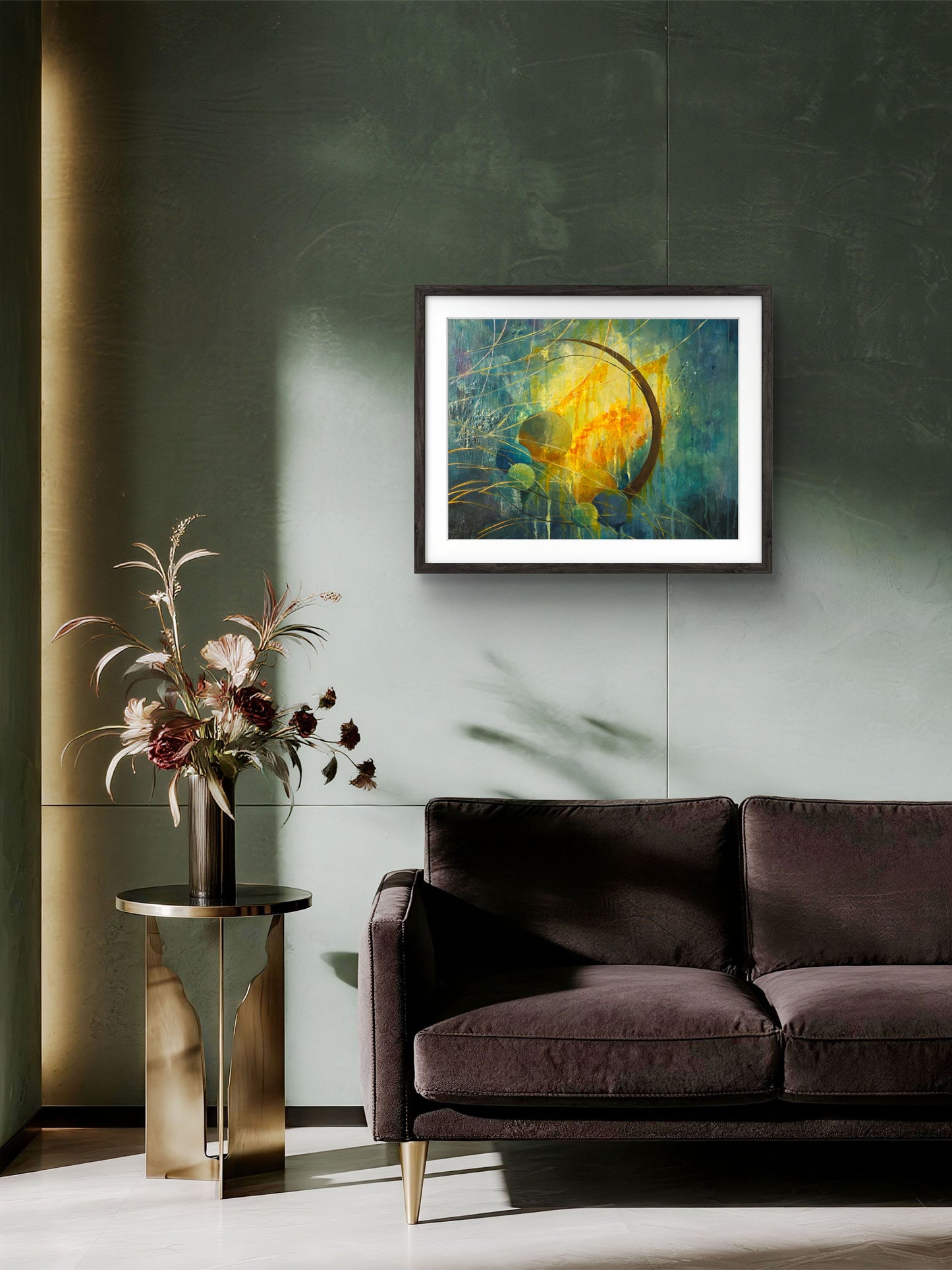 Celestial Flow – Original Abstract Painting by Jasmina Mendoza