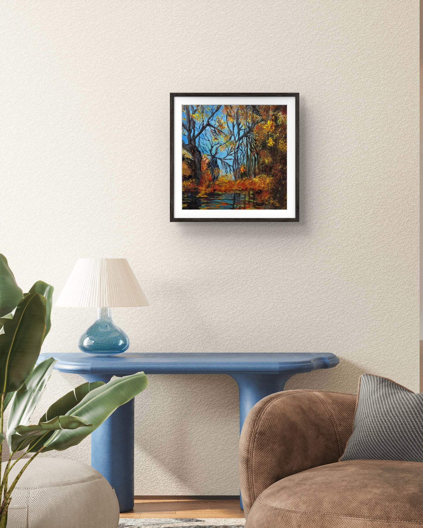 Autumn Reverie original acrylic painting by Jasmina Mendoza - 11