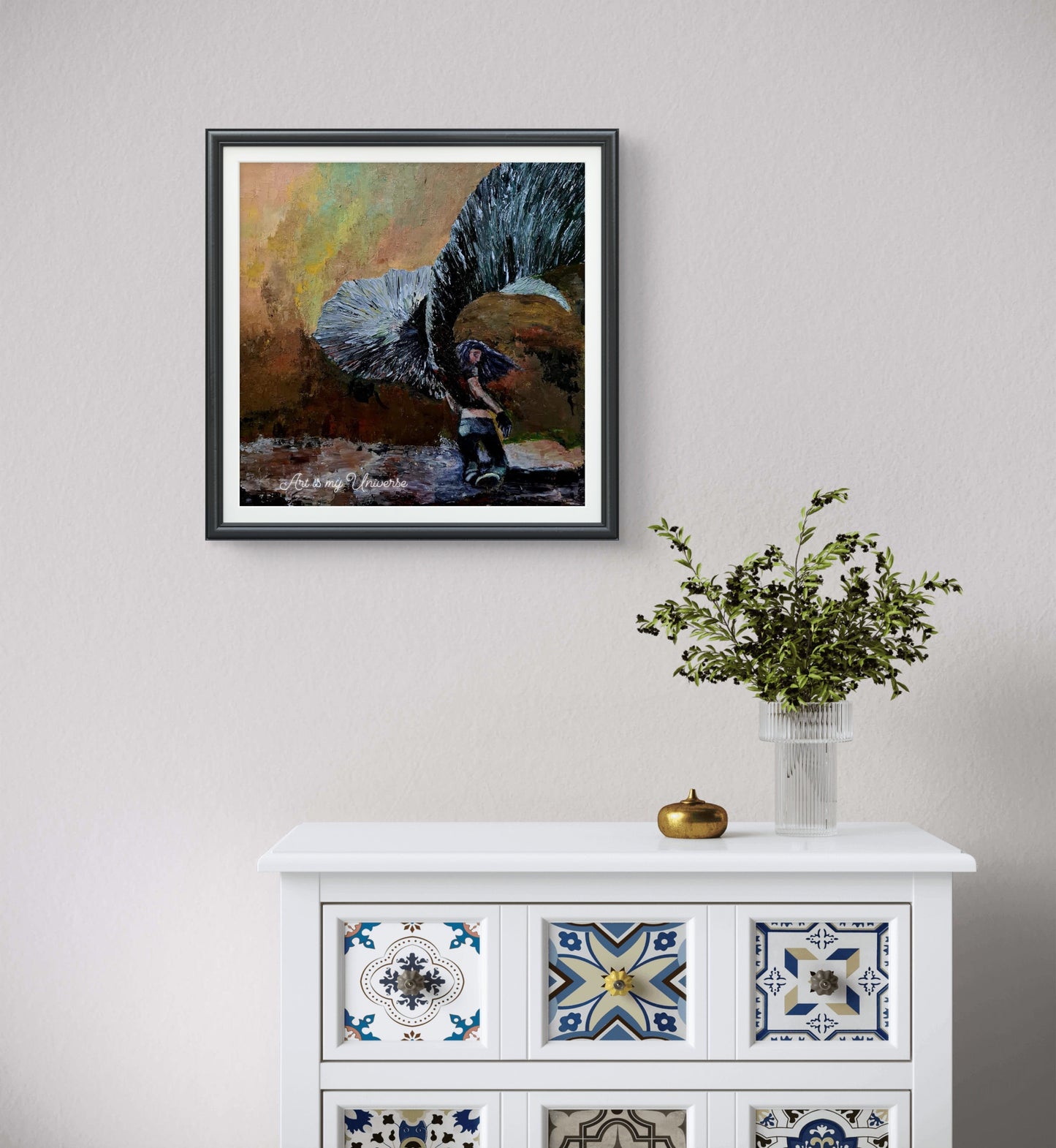 Guardian of light Abstract Expressionism - 9