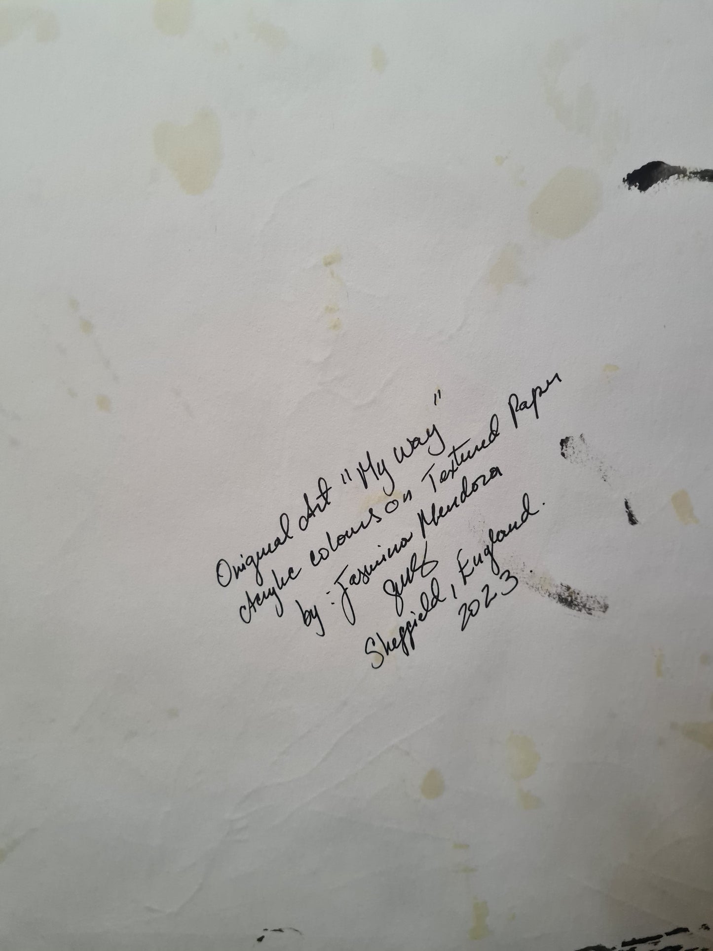 My Way – Original Acrylic Painting by Jasmina Mendoza - 14