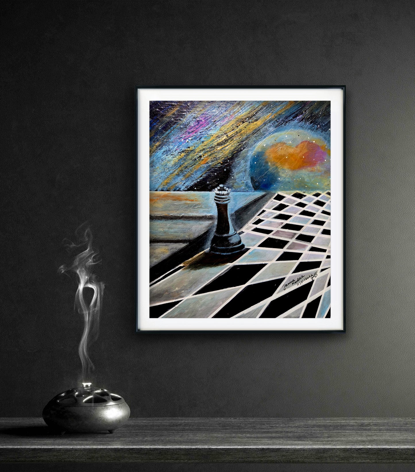 Escape from Reality Original Acrylic Painting by Jasmina Mendoza - 14