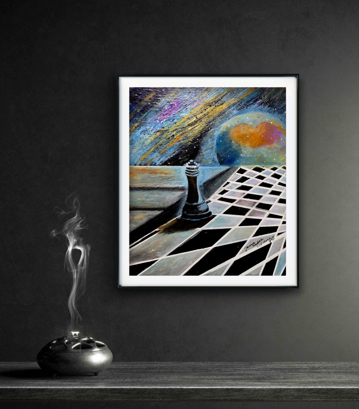 Escape from Reality Original Acrylic Painting by Jasmina Mendoza - 14