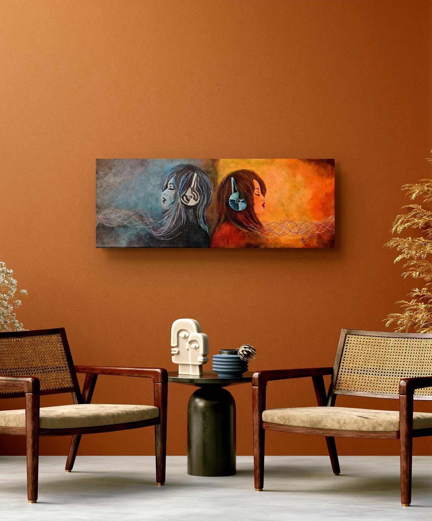 Duality Original Acrylic Painting - 9