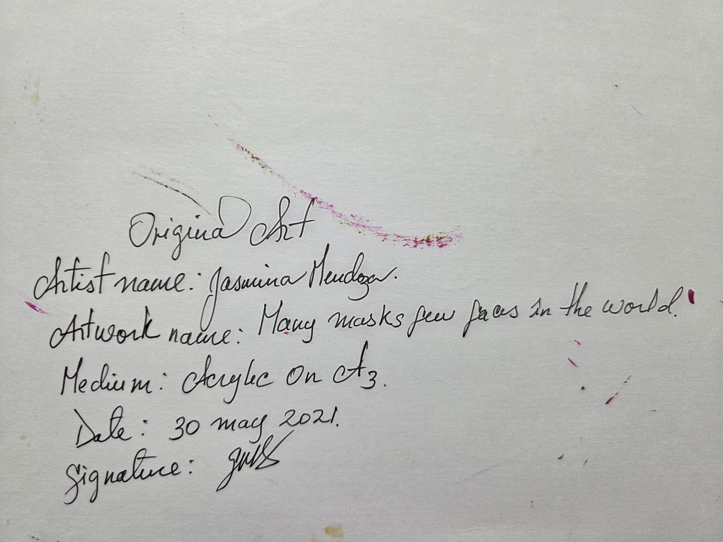 Many Masks, Few faces in the World. - 10