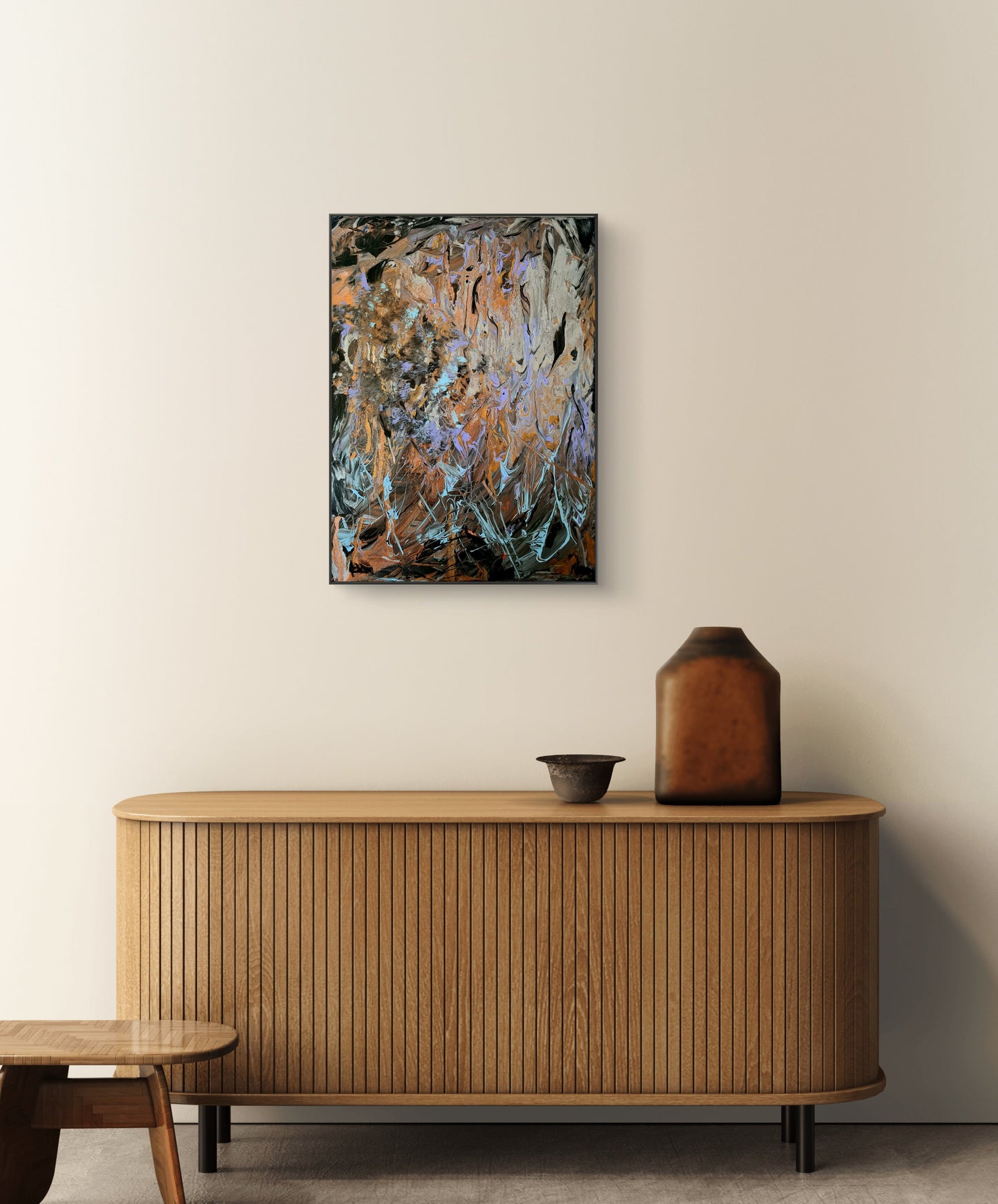 Bliss Original Abstract Painting by Jasmina Mendoza - 8