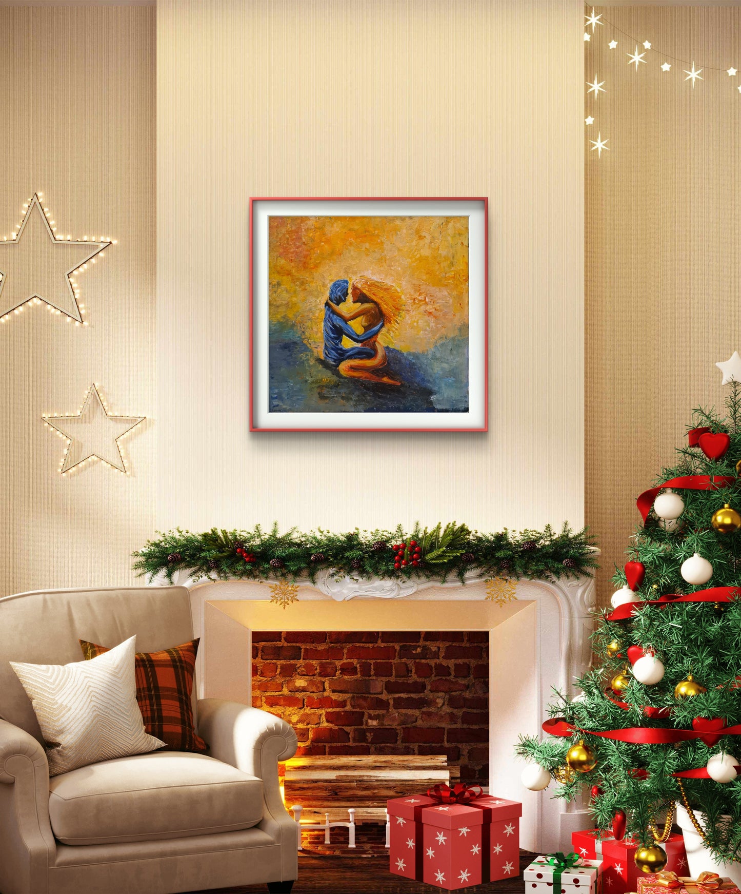 The Energy of Love – Abstract Expressionist by Jasmina Mendoza - 6