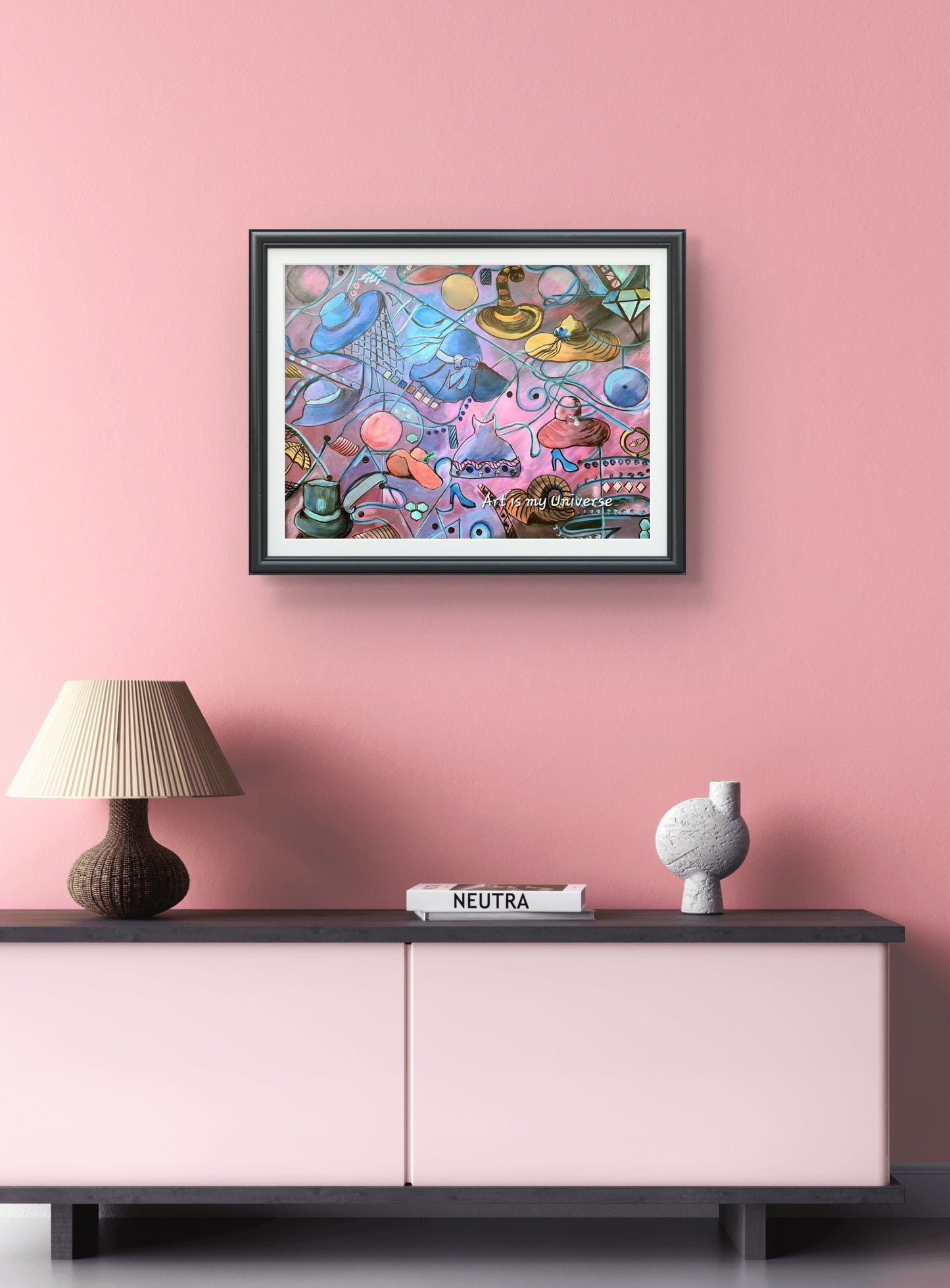 Fashion Fantasy Original Surrealist Painting - 9