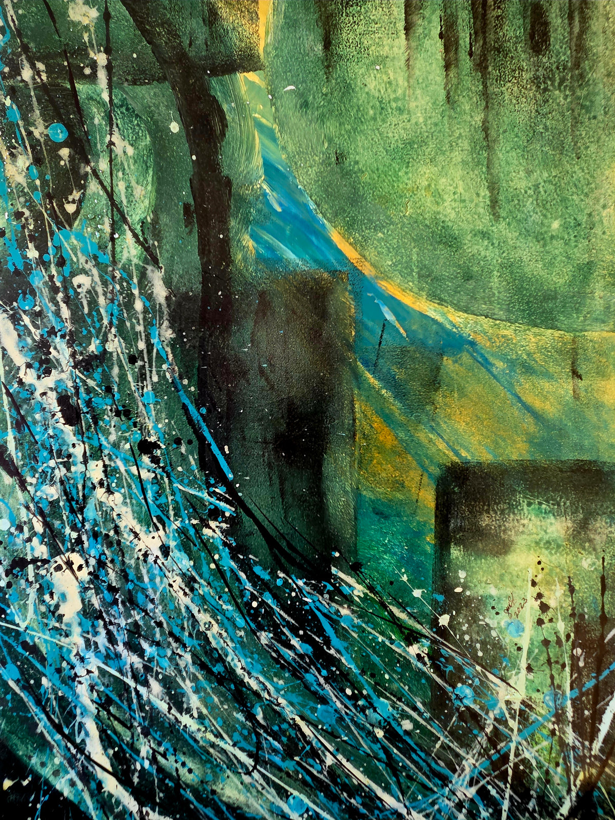 Infinity — Original Abstract Acrylic Painting by Jasmina Mendoza