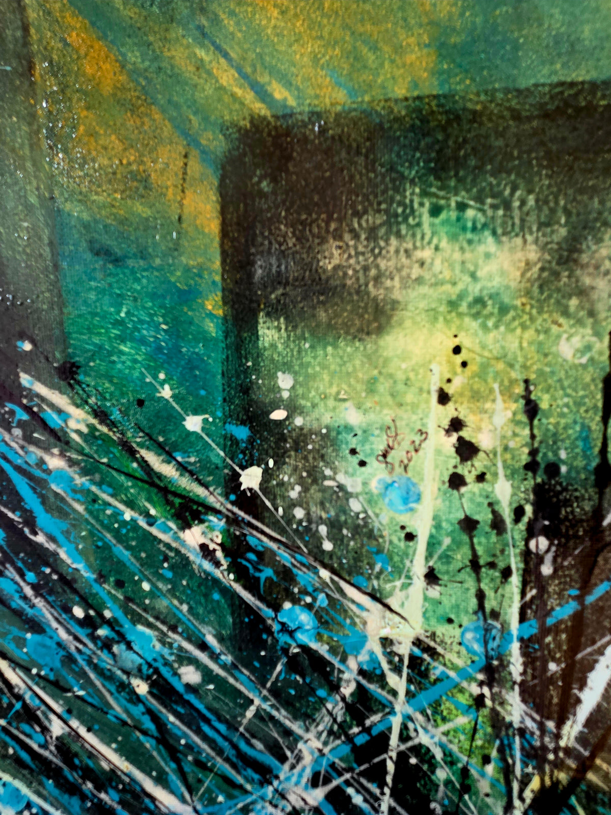 Infinity — Original Abstract Acrylic Painting by Jasmina Mendoza