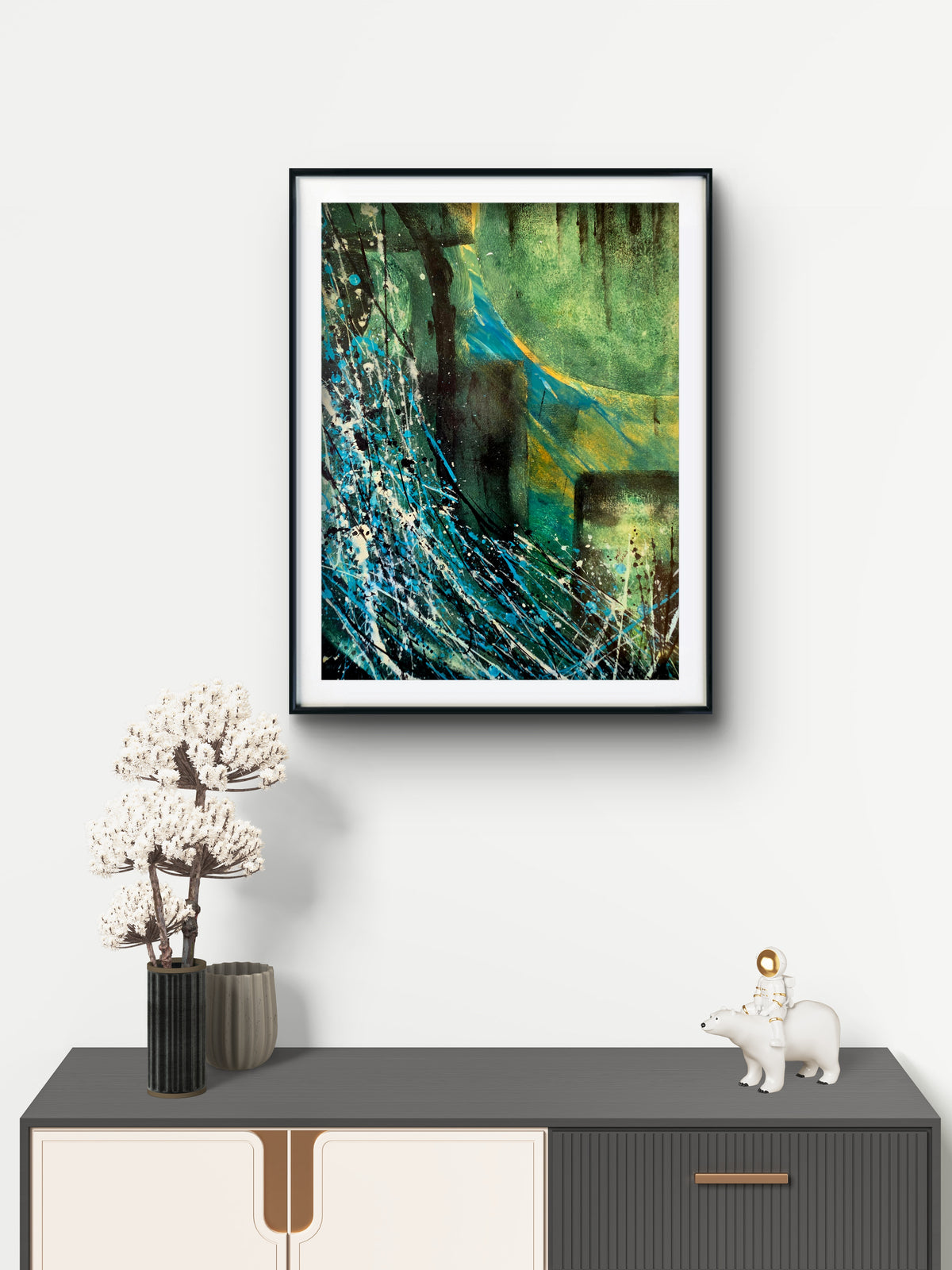 Infinity — Original Abstract Acrylic Painting by Jasmina Mendoza