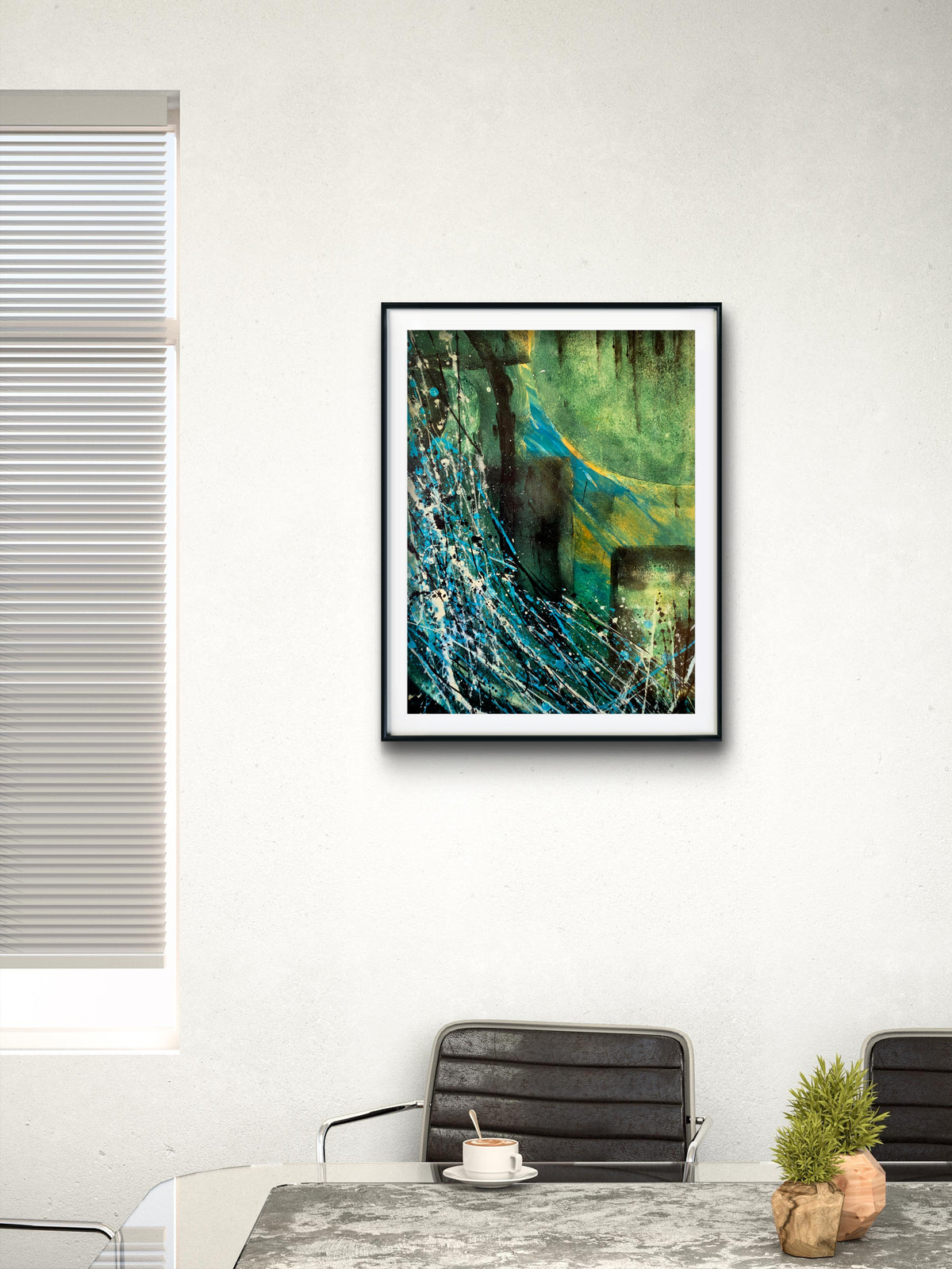 Infinity — Original Abstract Acrylic Painting by Jasmina Mendoza