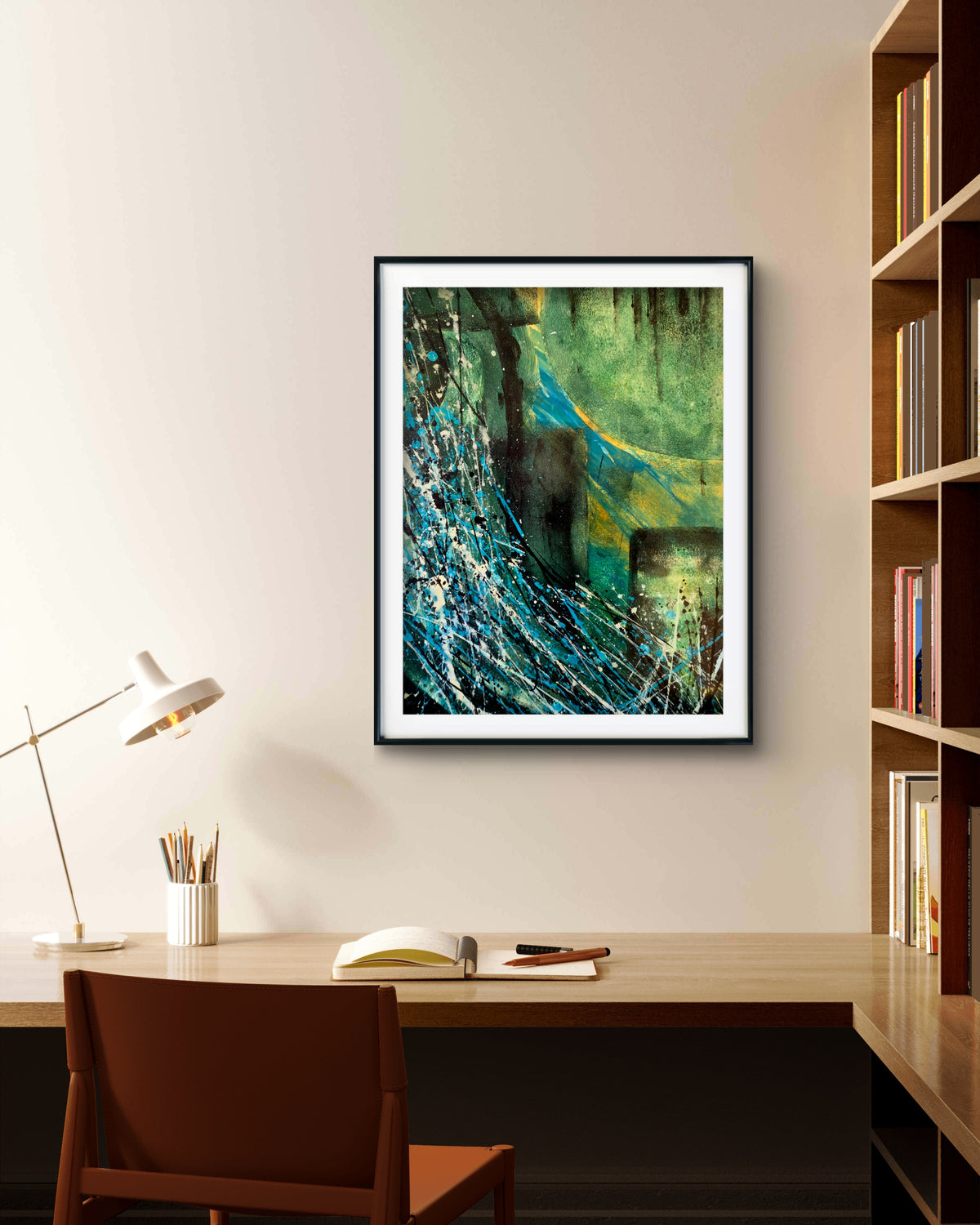 Infinity — Original Abstract Acrylic Painting by Jasmina Mendoza
