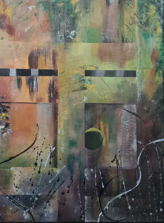 Interstellar Original Abstract Painting