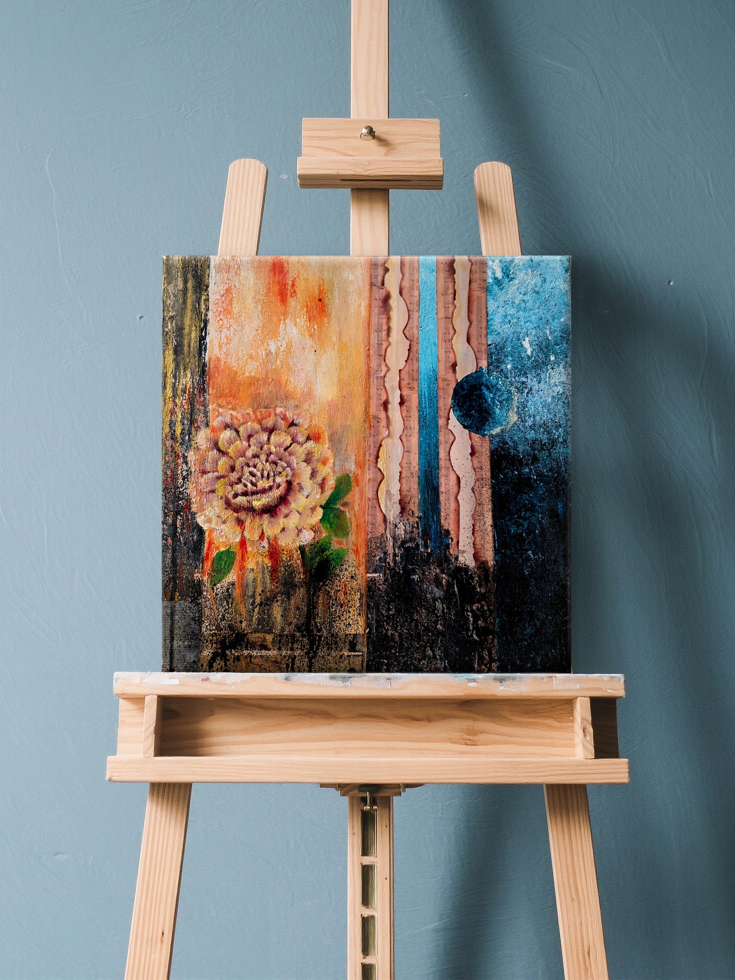 Between Notes - Original Mixed Media Painting