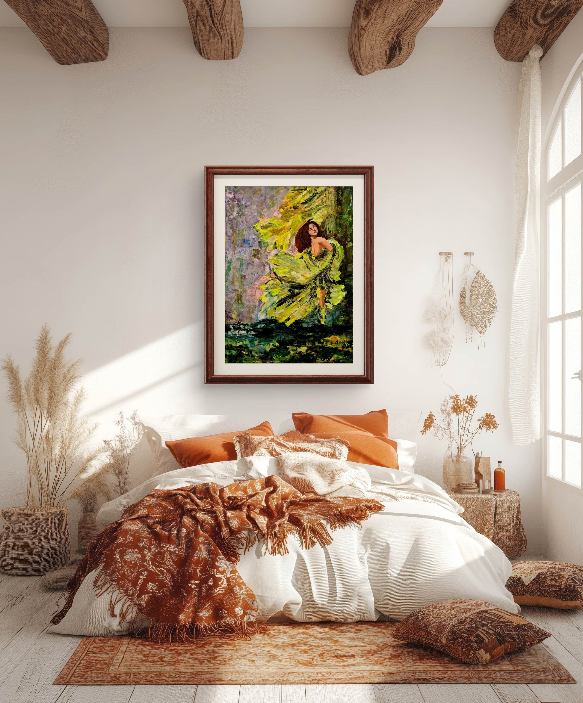 Rebel in Bloom - Original Painting | Art is my Universe