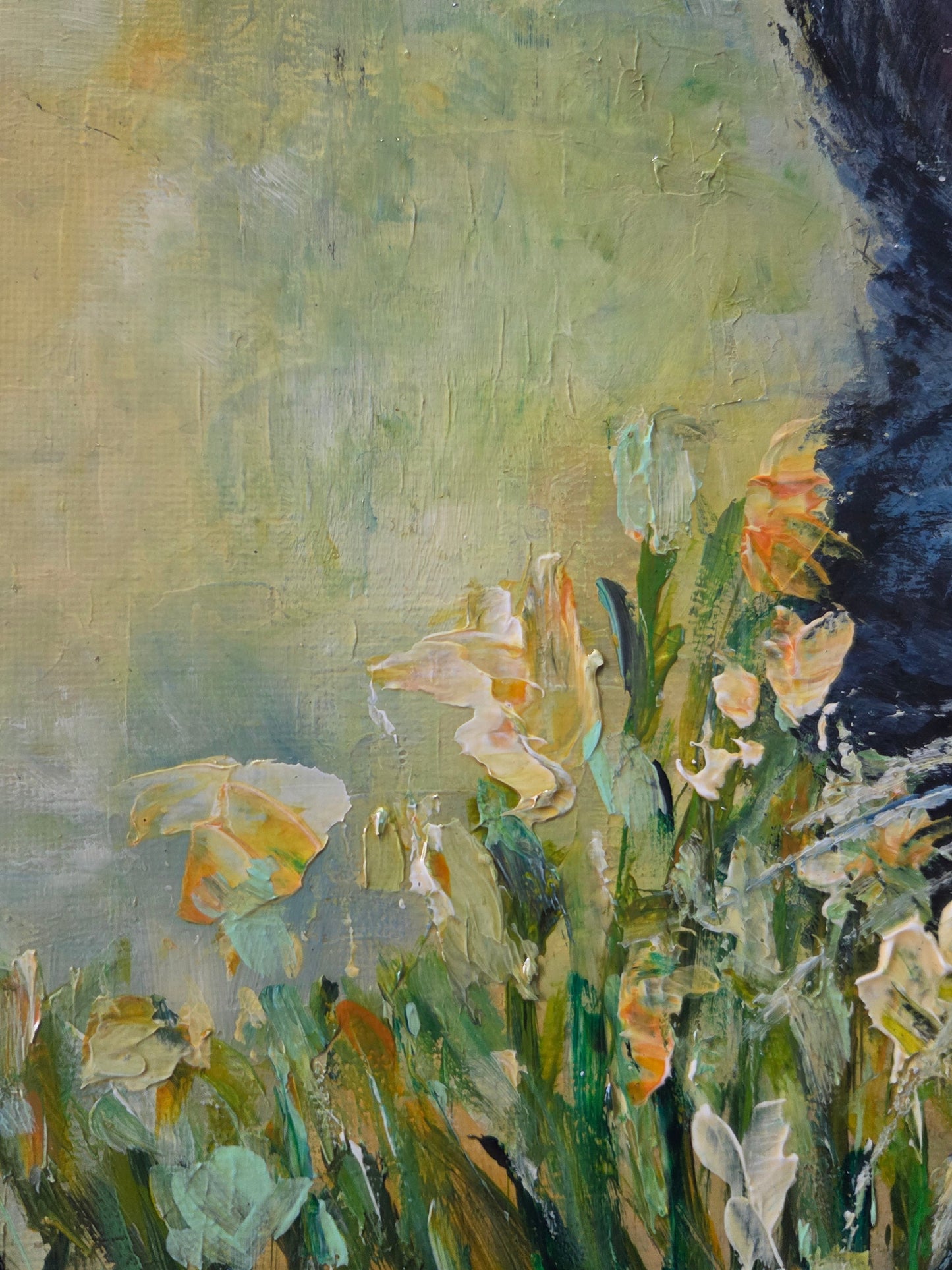 Wild Presence original acrylic painting by Jasmina Mendoza - 2