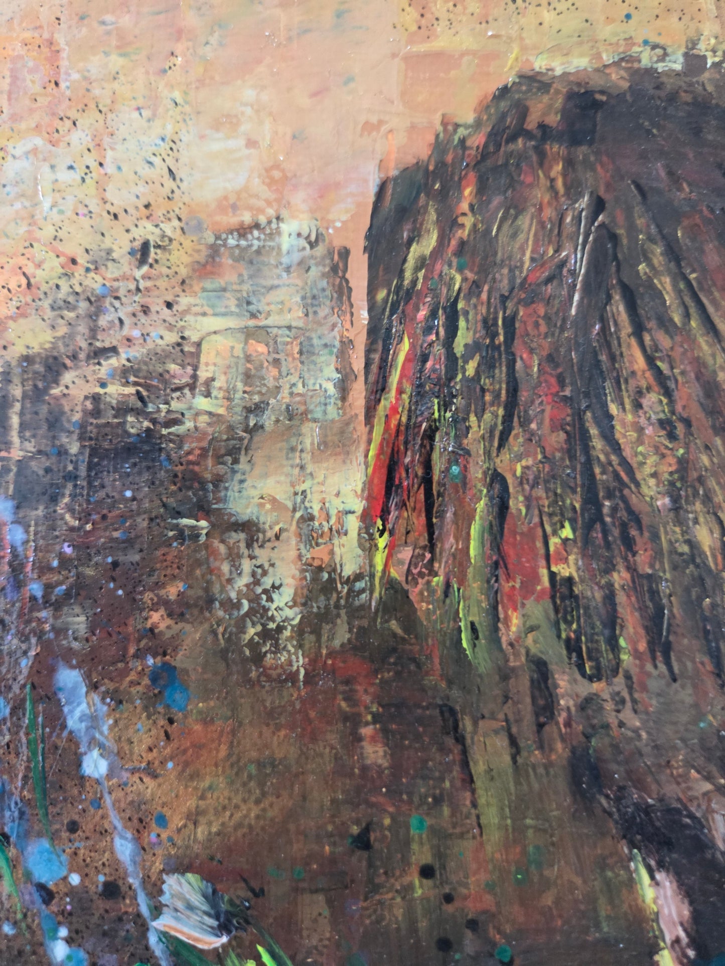 Metamorphosis original acrylic painting by Jasmina Mendoza - 1