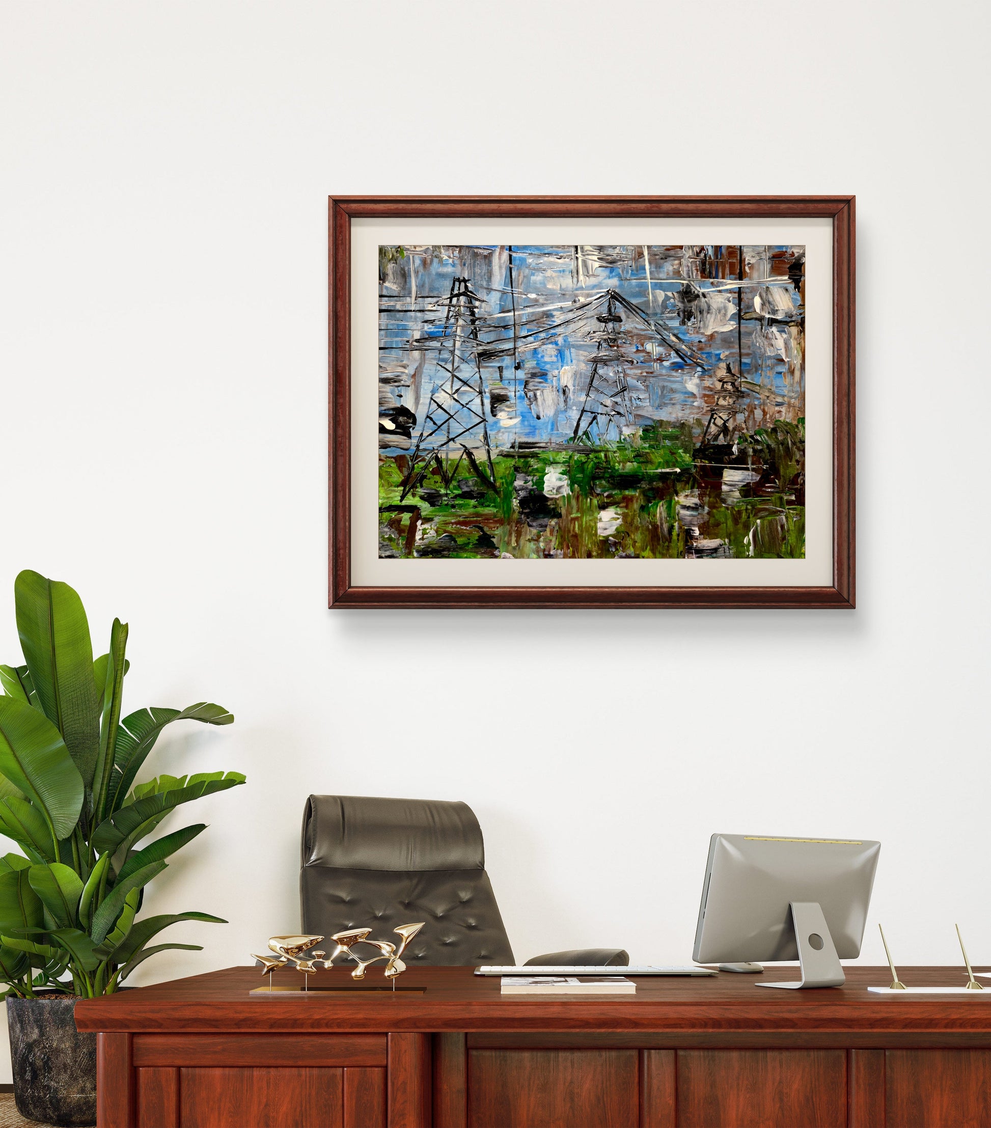 Foggy Days – Original Acrylic Painting by Jasmina Mendoza - 6