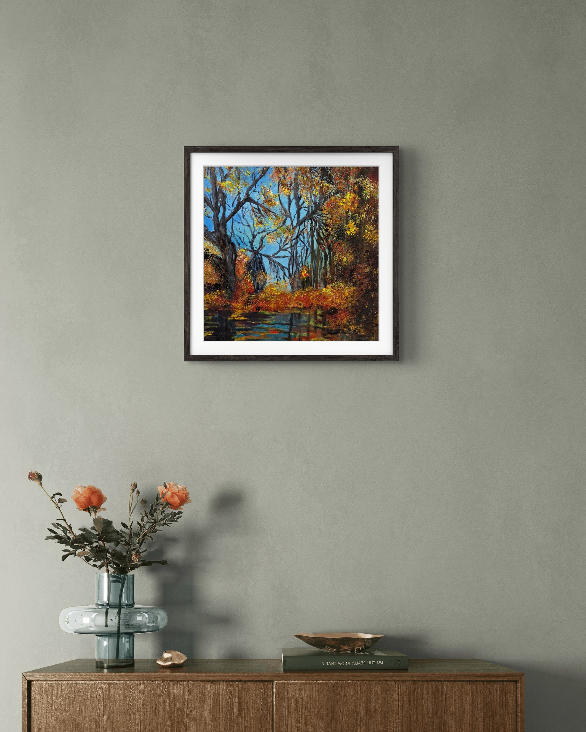 Autumn Reverie original acrylic painting by Jasmina Mendoza - 7