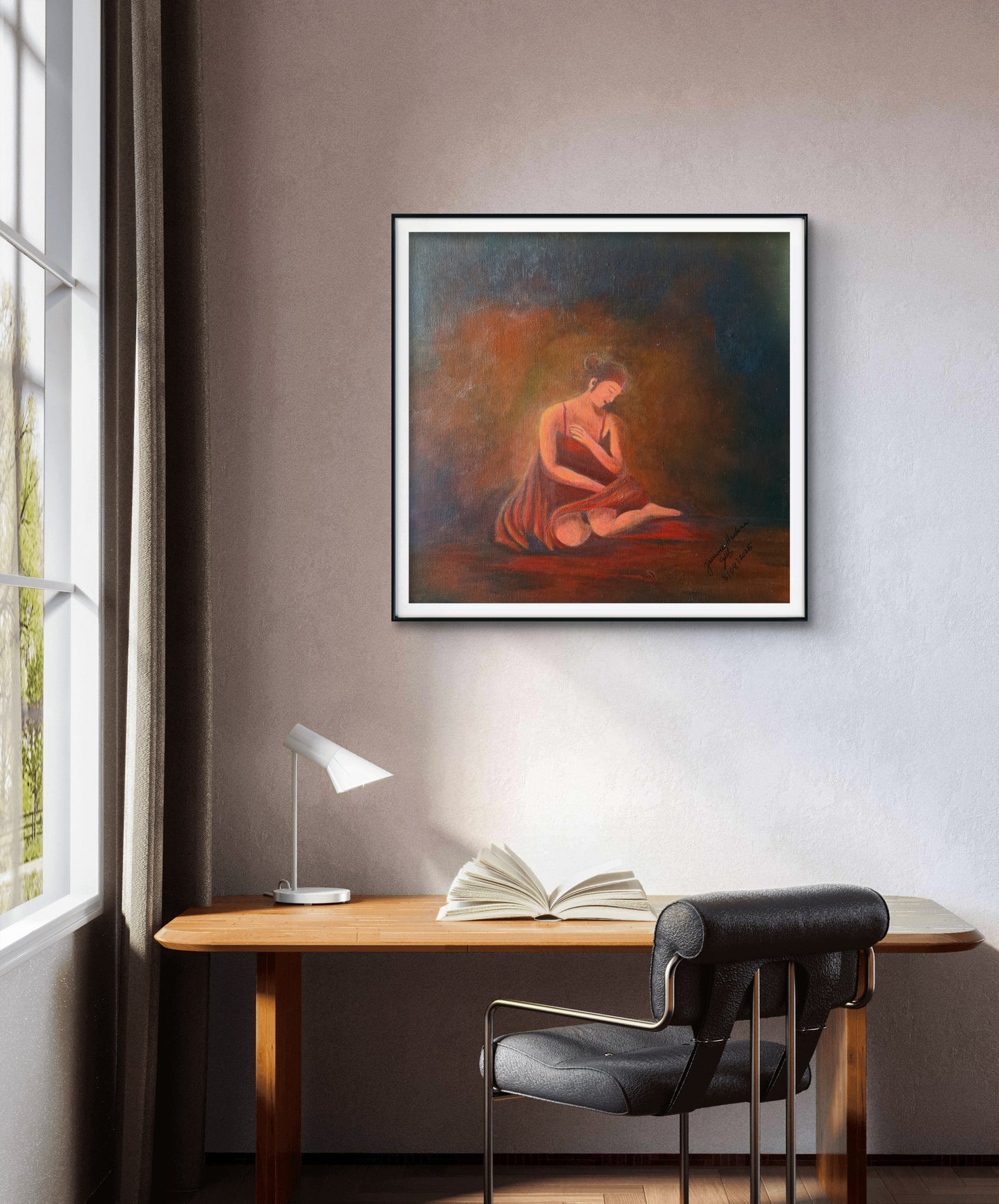 Vulnerability – Original Acrylic Painting by Jasmina Mendoza - 4