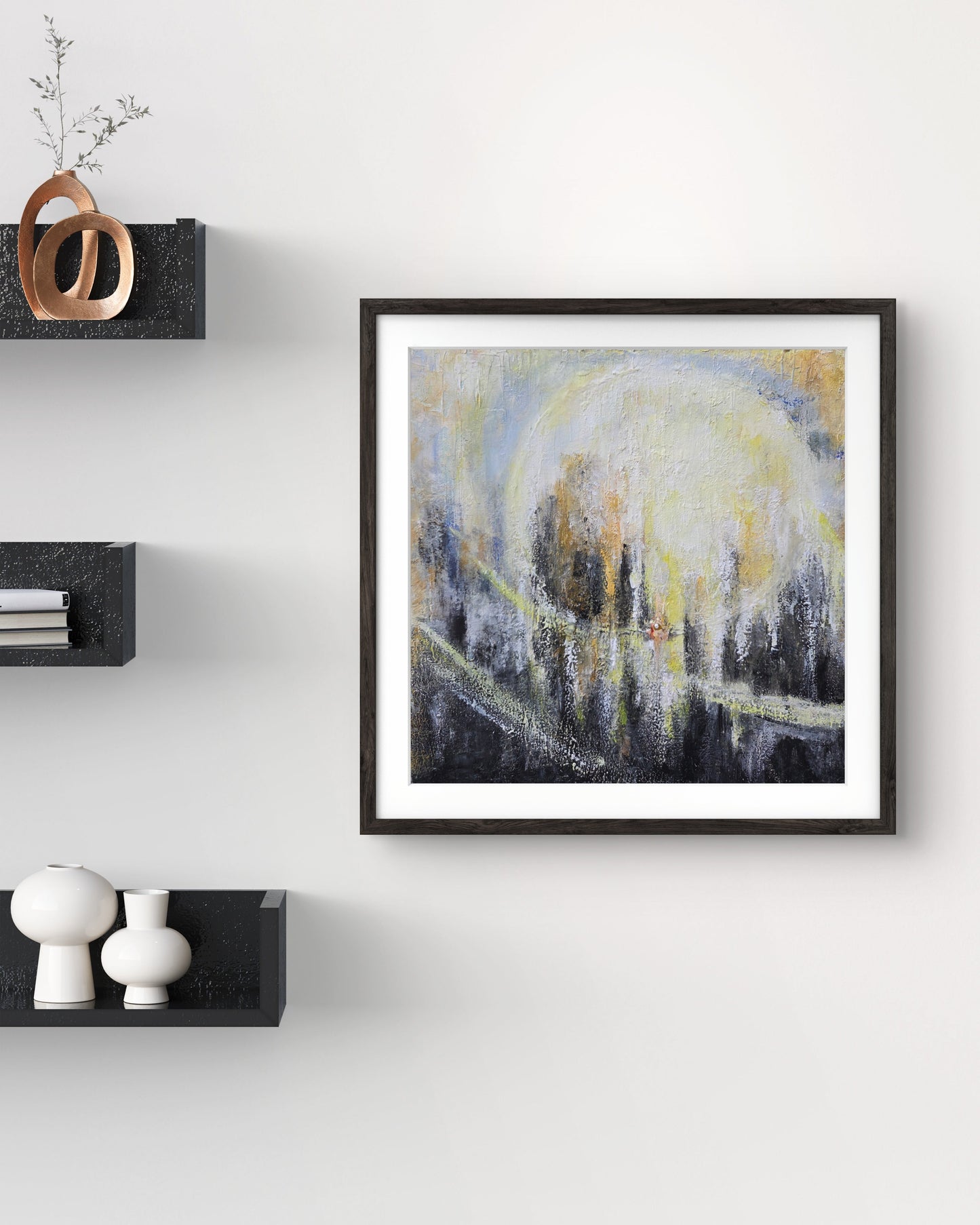 Quiet Light – Original Acrylic Painting by Jasmina Mendoza - 14