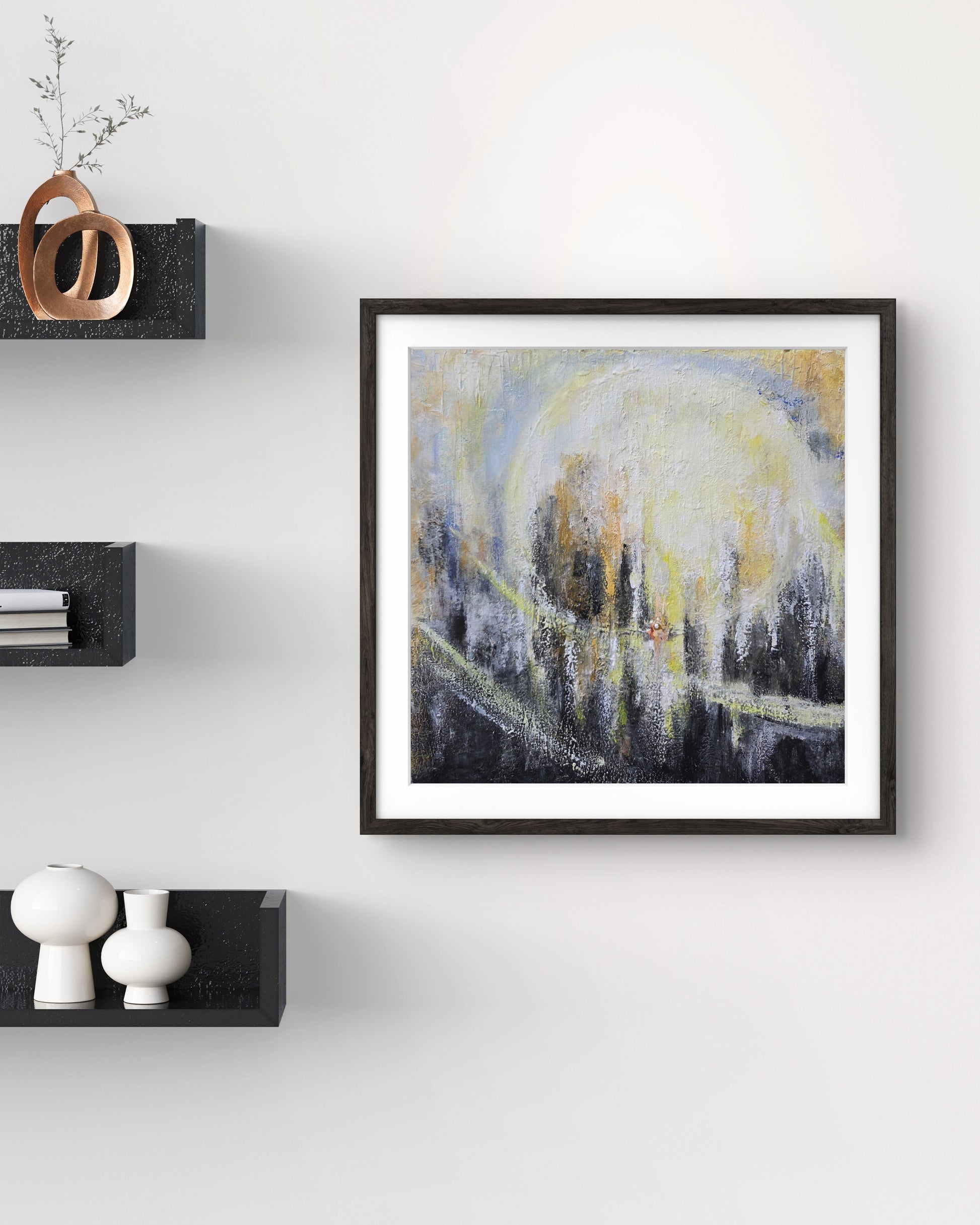 Quiet Light – Original Acrylic Painting by Jasmina Mendoza - 14