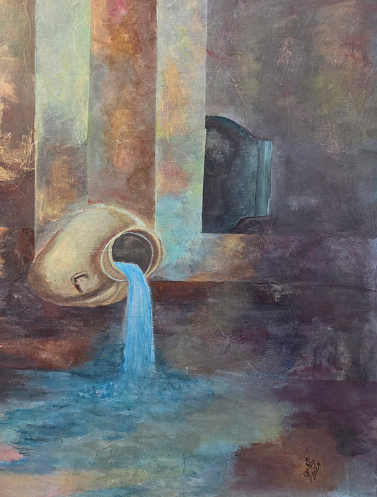 Hidden Oasis Original Abstract Expressionist | Art is my Universe