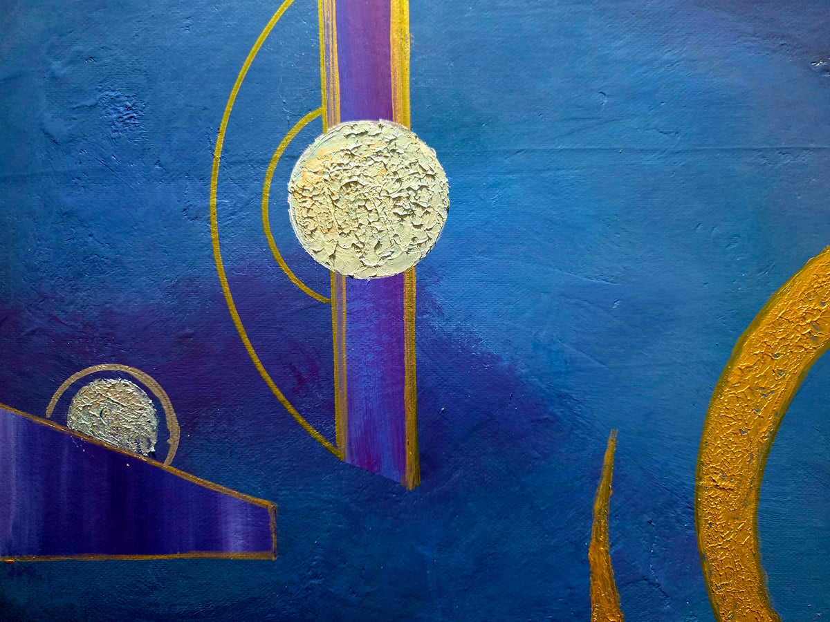 My Own Pace contemporary abstract by Jasmina Mendoza