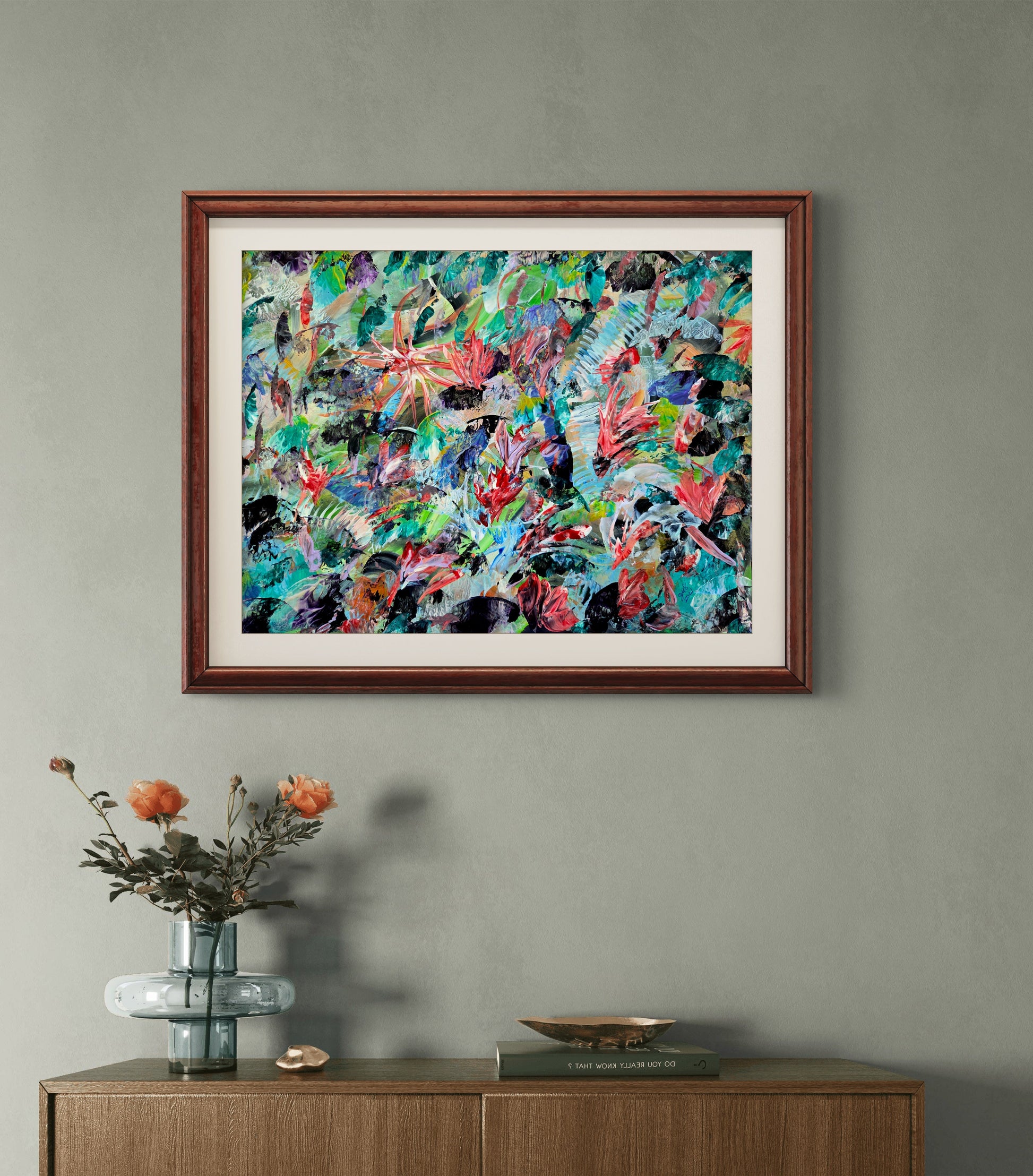 Deep Into Nature – Original Acrylic Painting by Jasmina Mendoza - 3