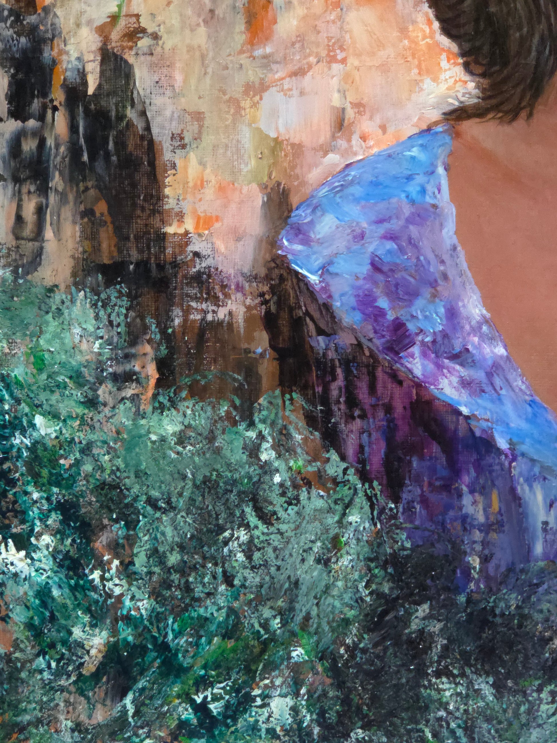 Behind The Quiet Garden – Original Painting by Jasmina Mendoza - 28