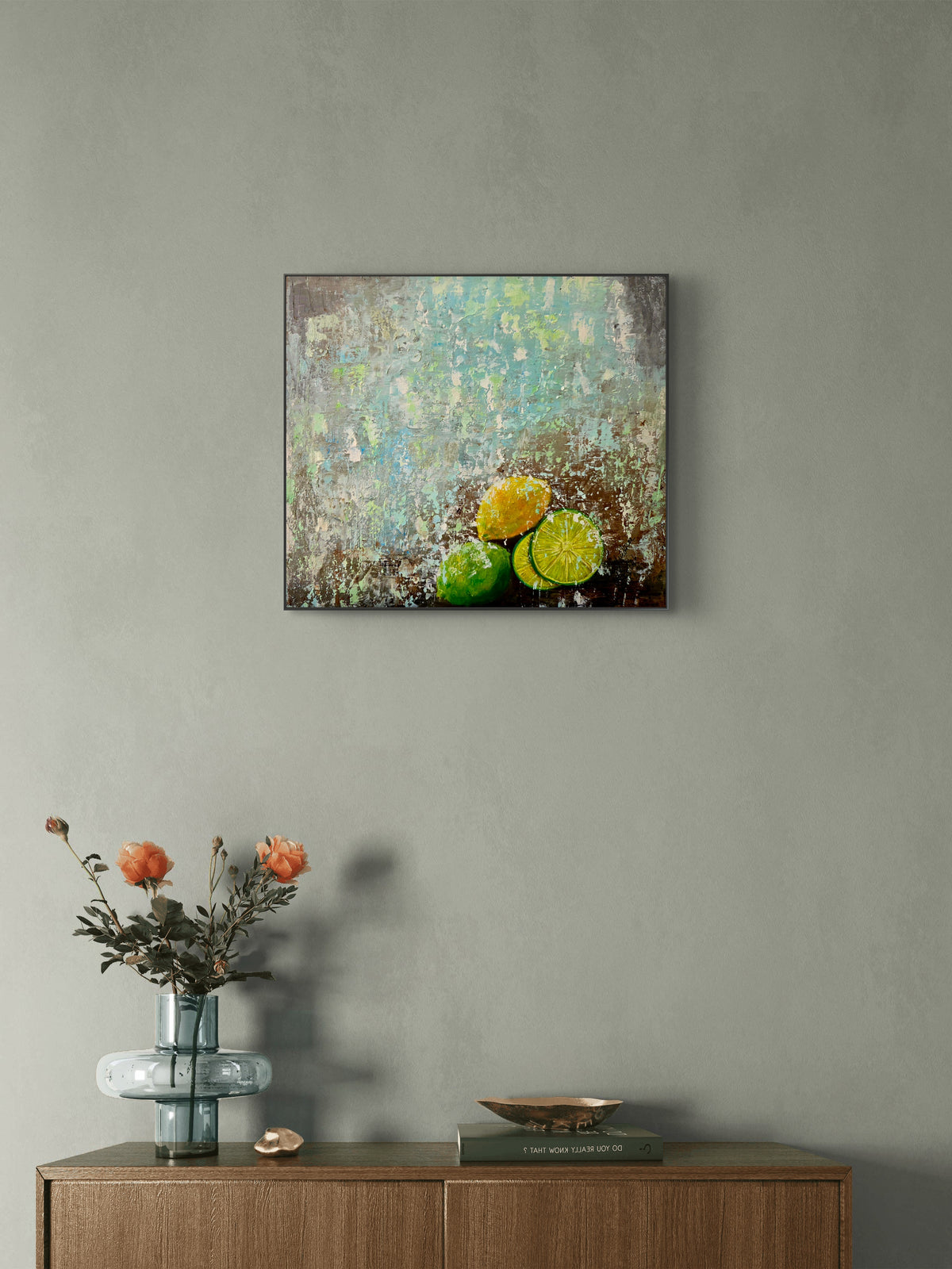 Frozen Contemporary Acrylic Painting by Jasmina Mendoza