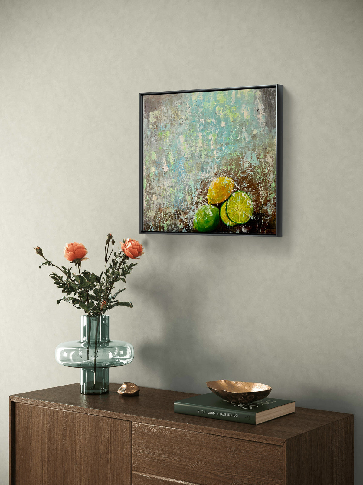 Frozen Contemporary Acrylic Painting by Jasmina Mendoza